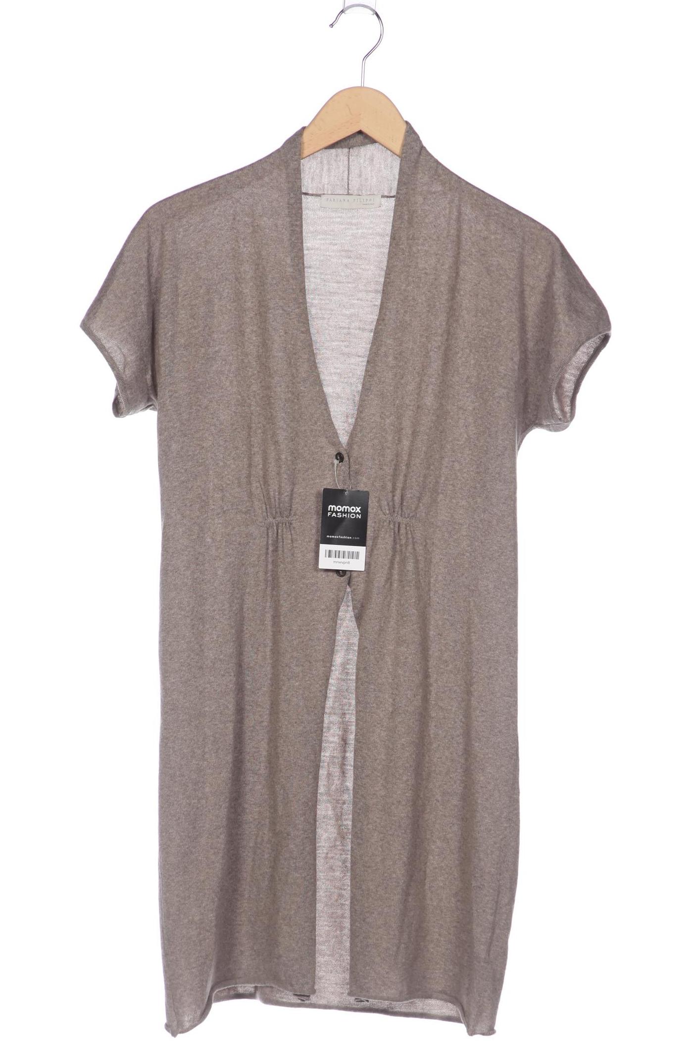 

Fabiana Filippi Damen Strickjacke, beige, Gr. 38