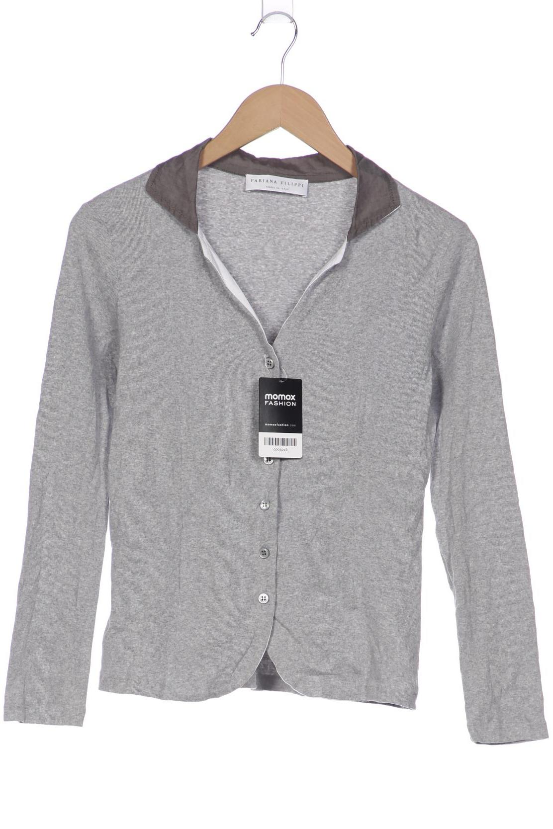 

Fabiana Filippi Damen Strickjacke, grau, Gr. 40