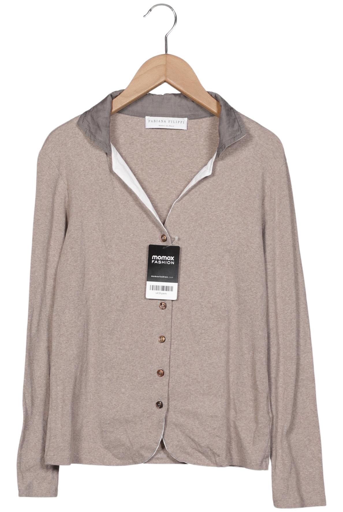 

Fabiana Filippi Damen Strickjacke, beige, Gr. 42