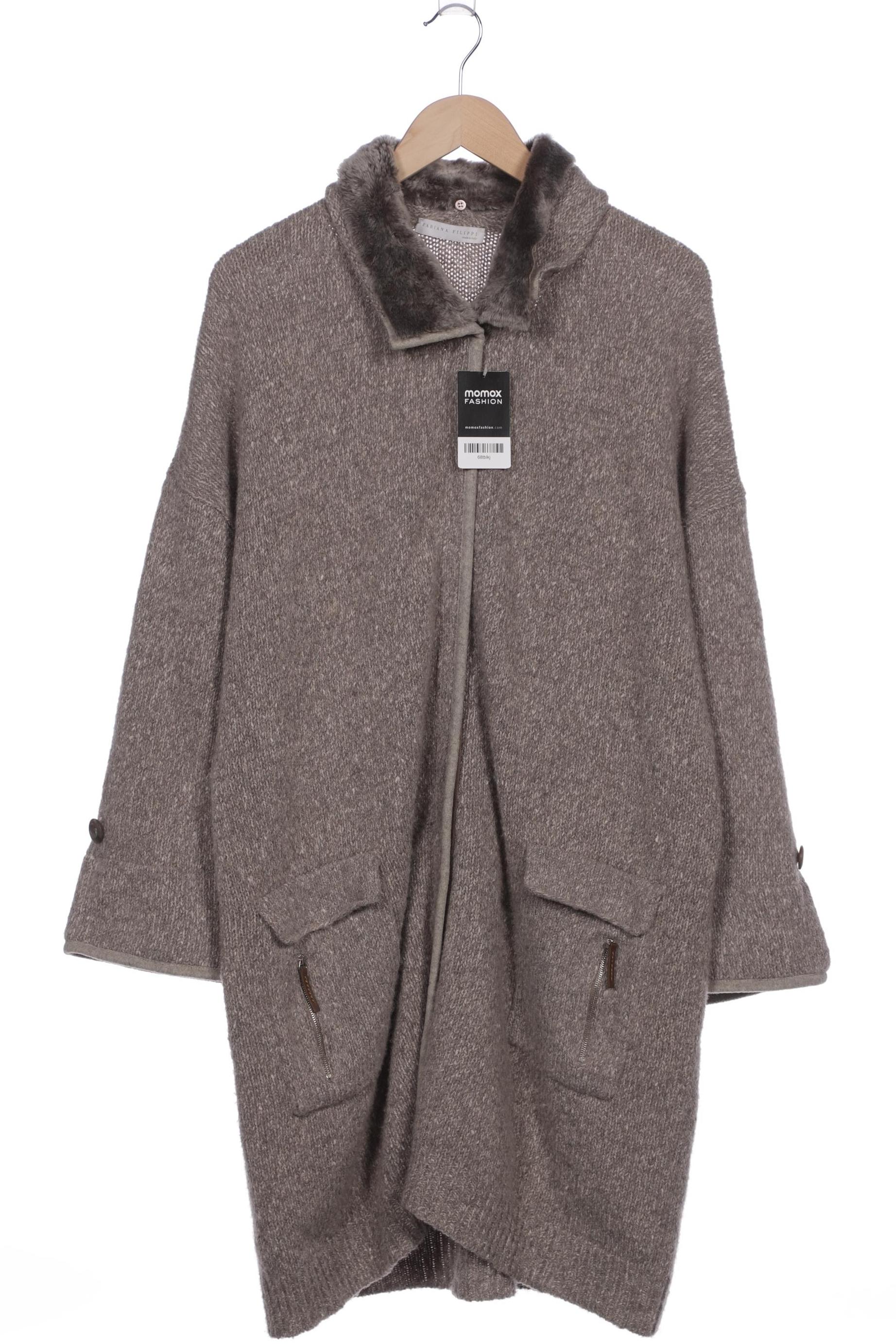 

Fabiana Filippi Damen Strickjacke, grau, Gr. 46