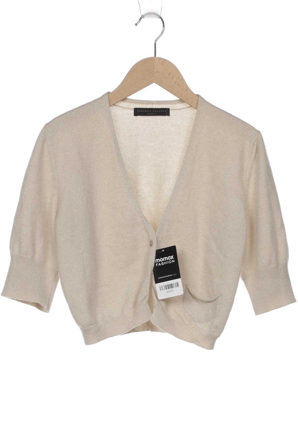 

Fabiana Filippi Damen Strickjacke, beige, Gr. 38