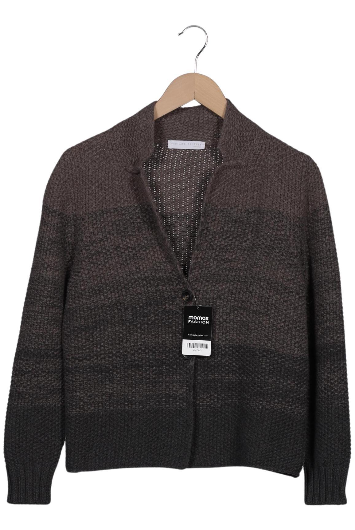 

Fabiana Filippi Damen Strickjacke, grau, Gr. 40