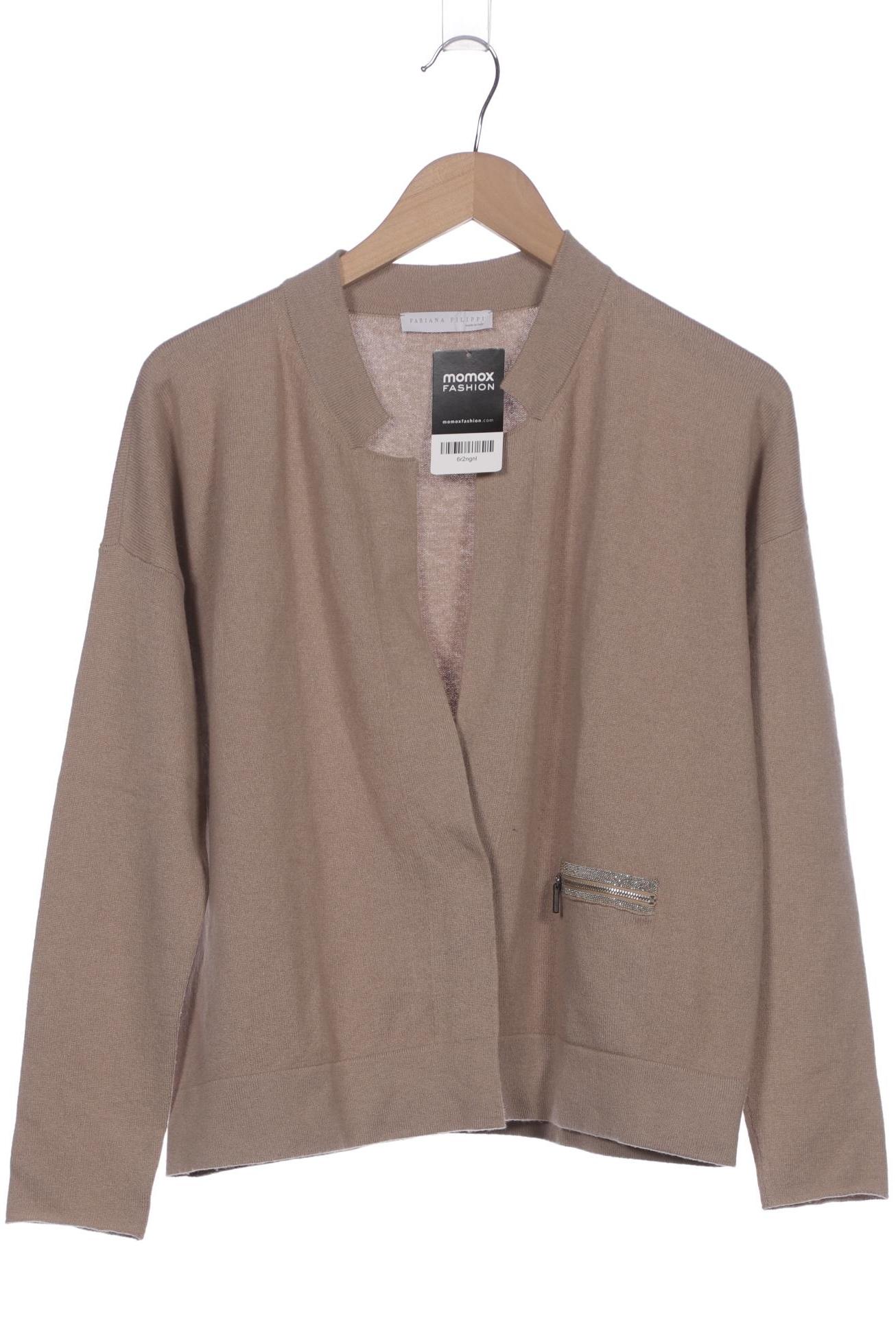 

Fabiana Filippi Damen Strickjacke, beige, Gr. 38