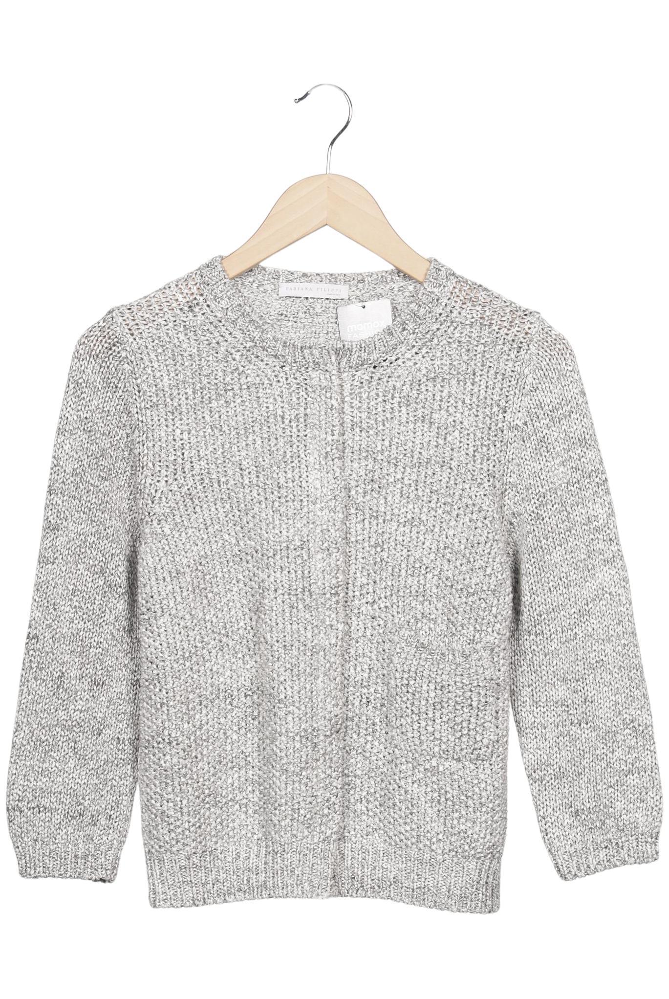 

Fabiana Filippi Damen Strickjacke, grau, Gr. 38