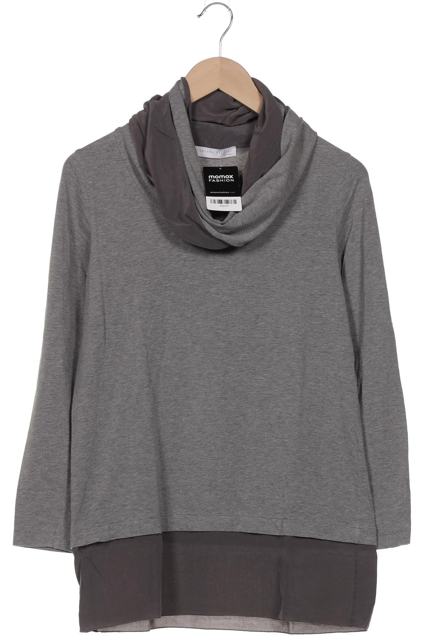 

Fabiana Filippi Damen Langarmshirt, grau, Gr. 38