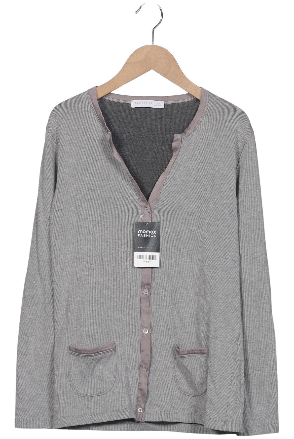 

Fabiana Filippi Damen Strickjacke, grau, Gr. 48
