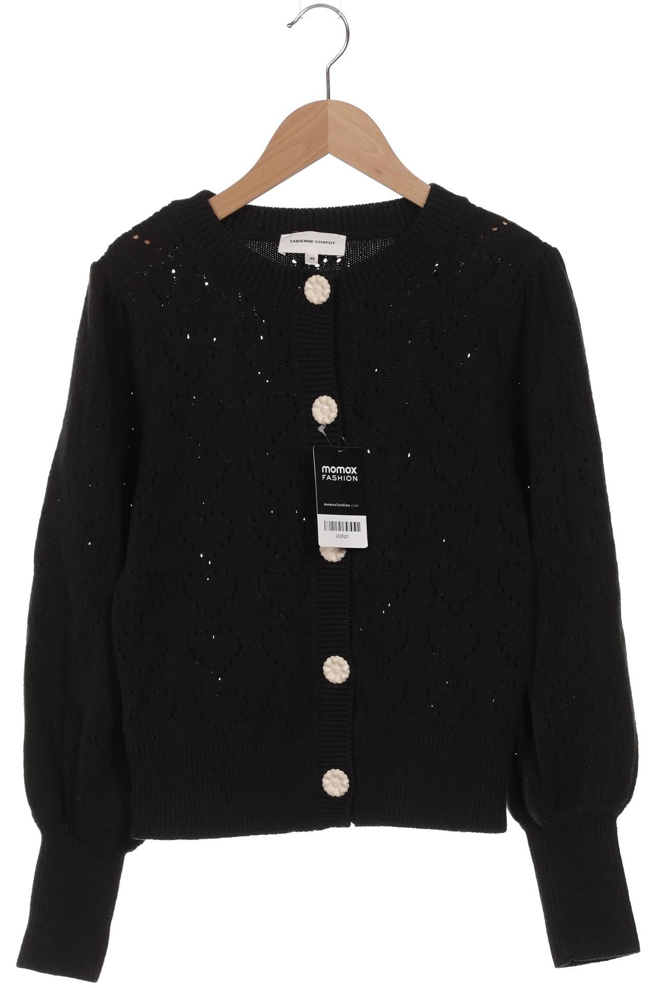 

Fabienne Chapot Damen Strickjacke, schwarz, Gr. 34