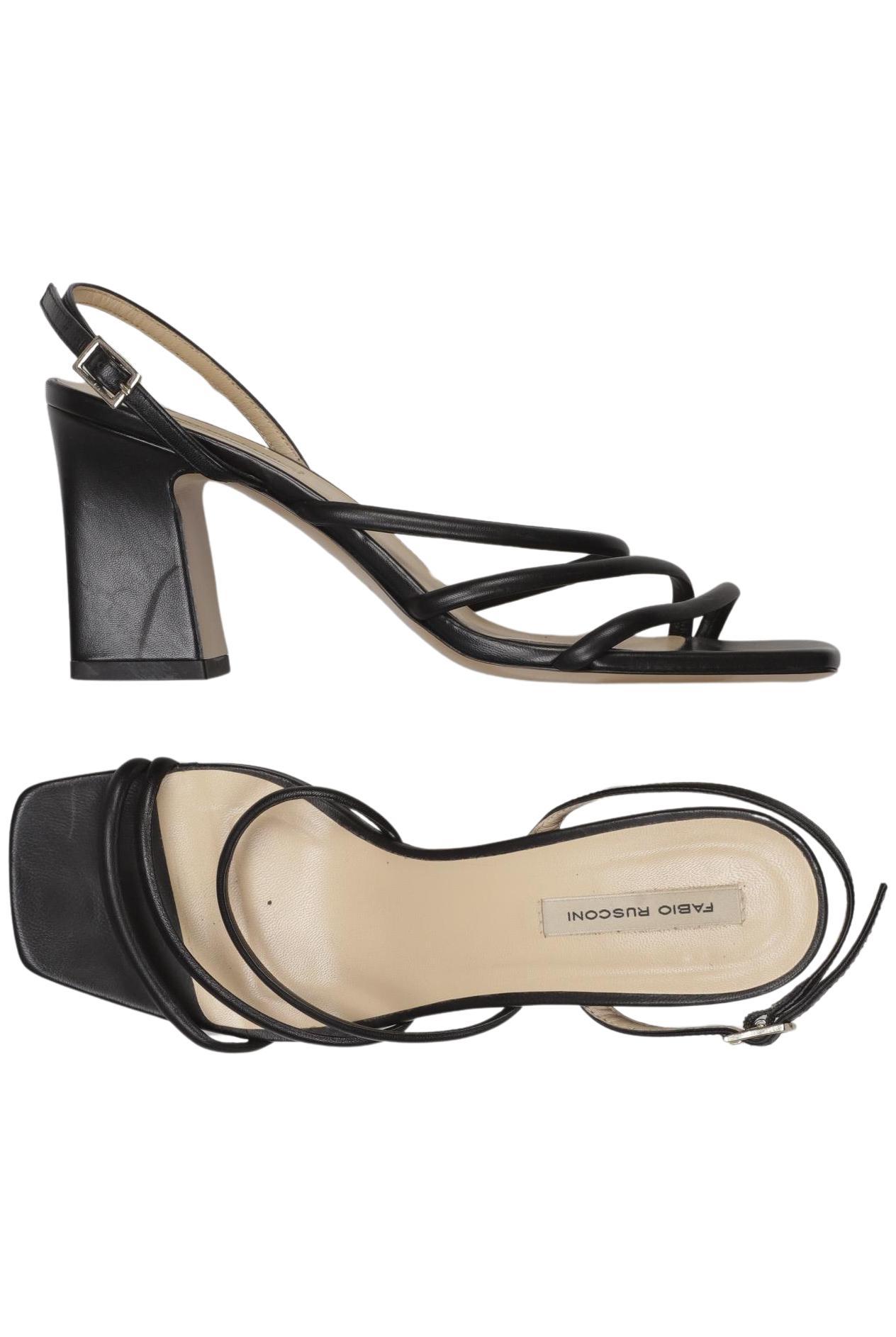 

Fabio Rusconi Damen Sandale, schwarz, Gr. 38
