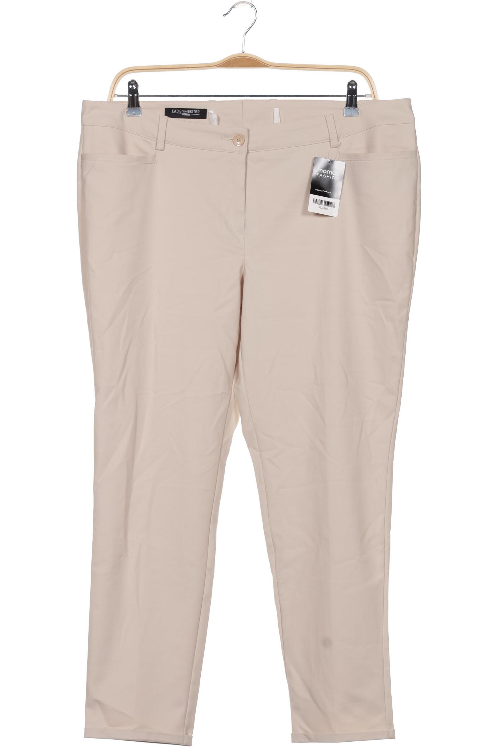 

Fadenmeister Berlin Damen Stoffhose, cremeweiß, Gr. 48