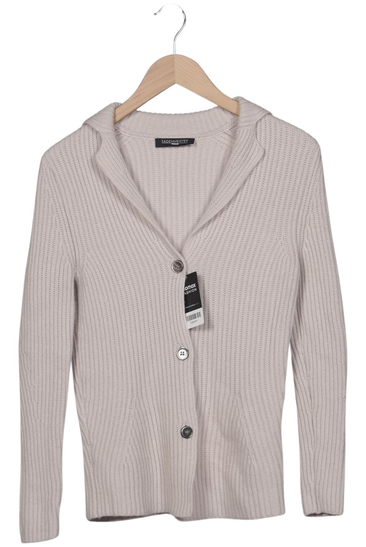 

Fadenmeister Berlin Damen Strickjacke, beige, Gr. 36