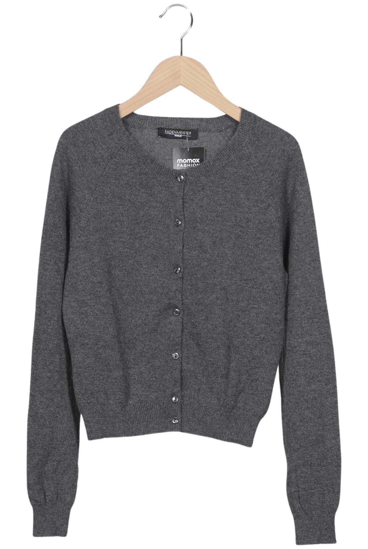 

Fadenmeister Berlin Damen Strickjacke, grau, Gr. 38