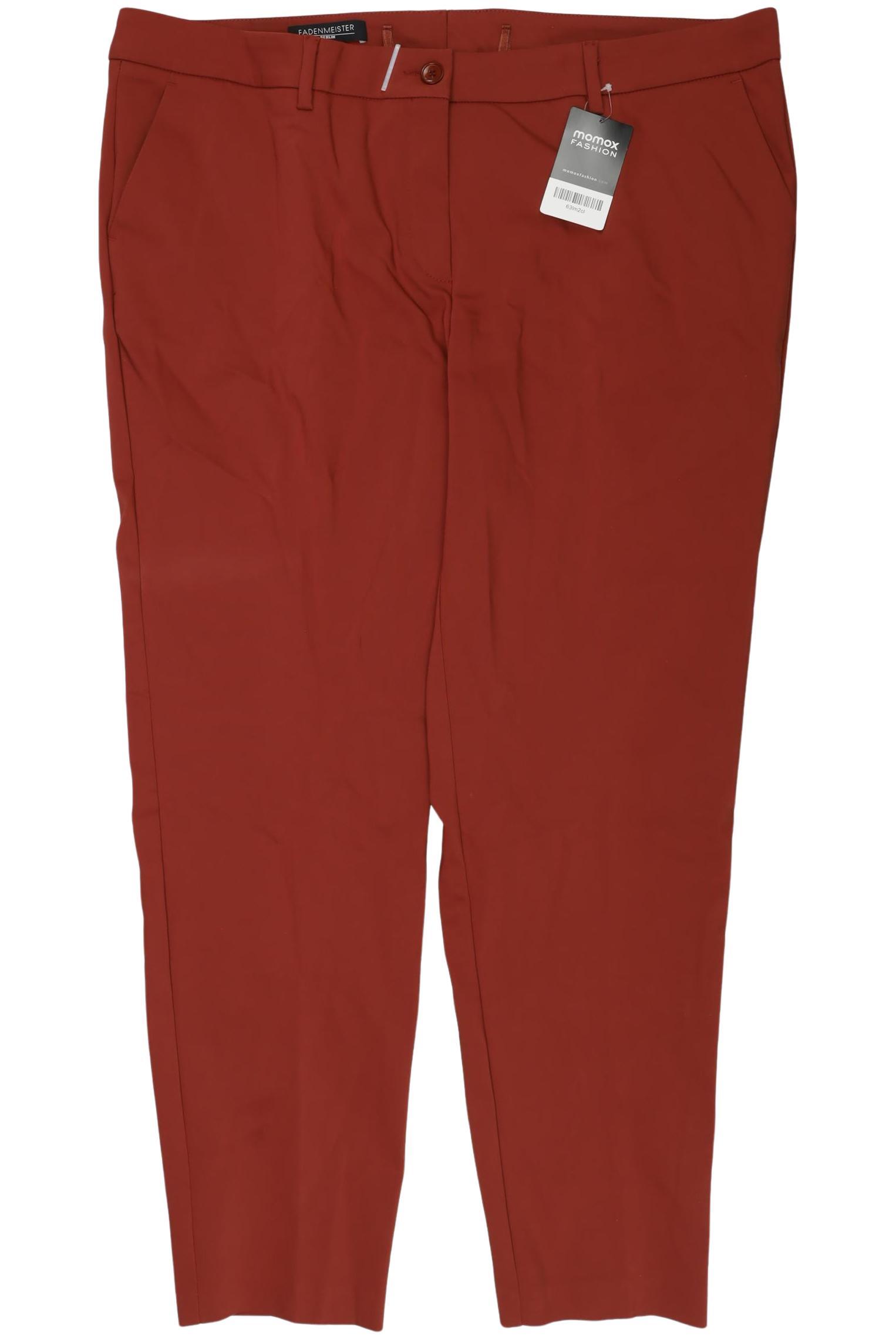 

Fadenmeister Berlin Damen Stoffhose, orange, Gr. 48