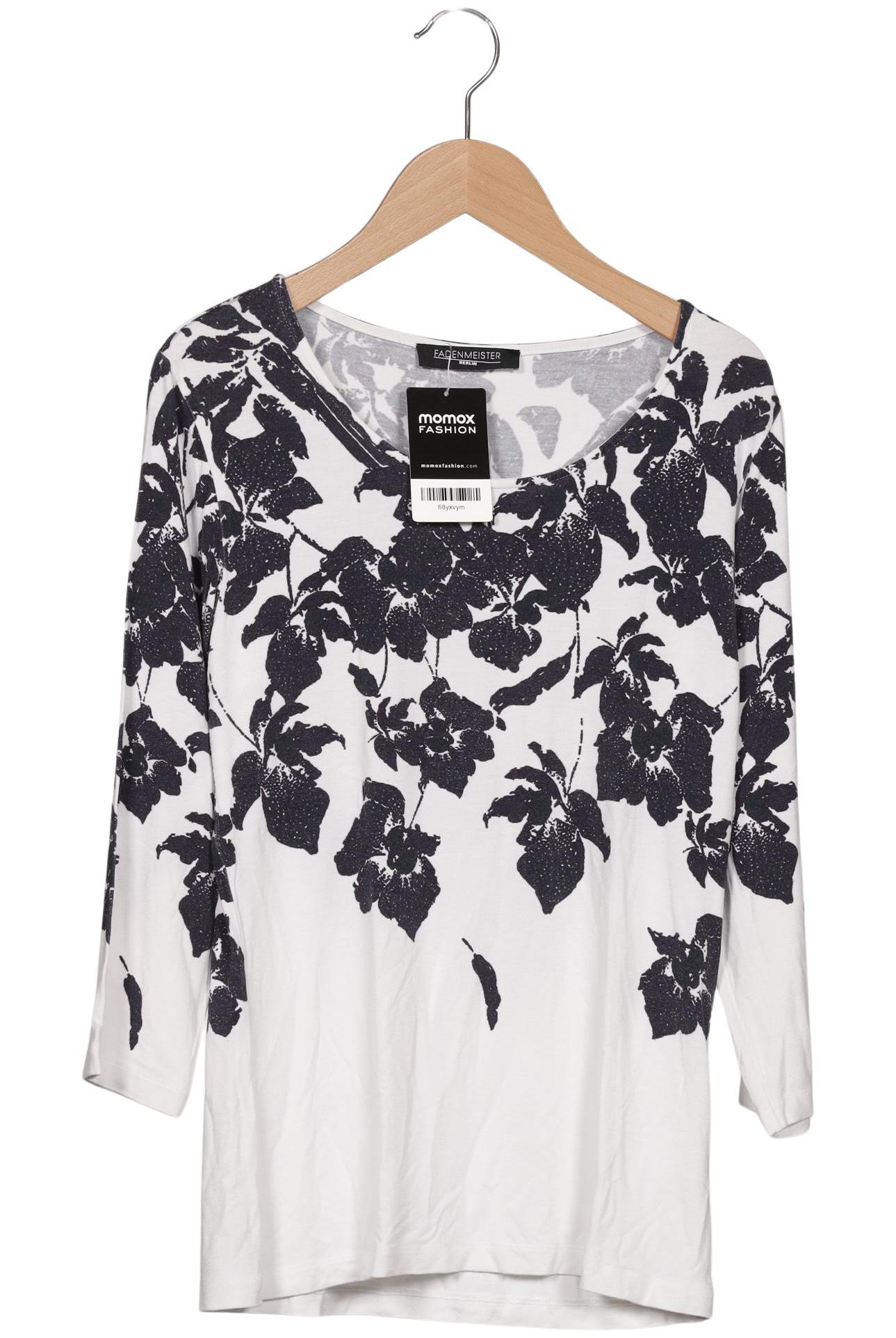 

Fadenmeister Berlin Damen Langarmshirt, weiß, Gr. 38