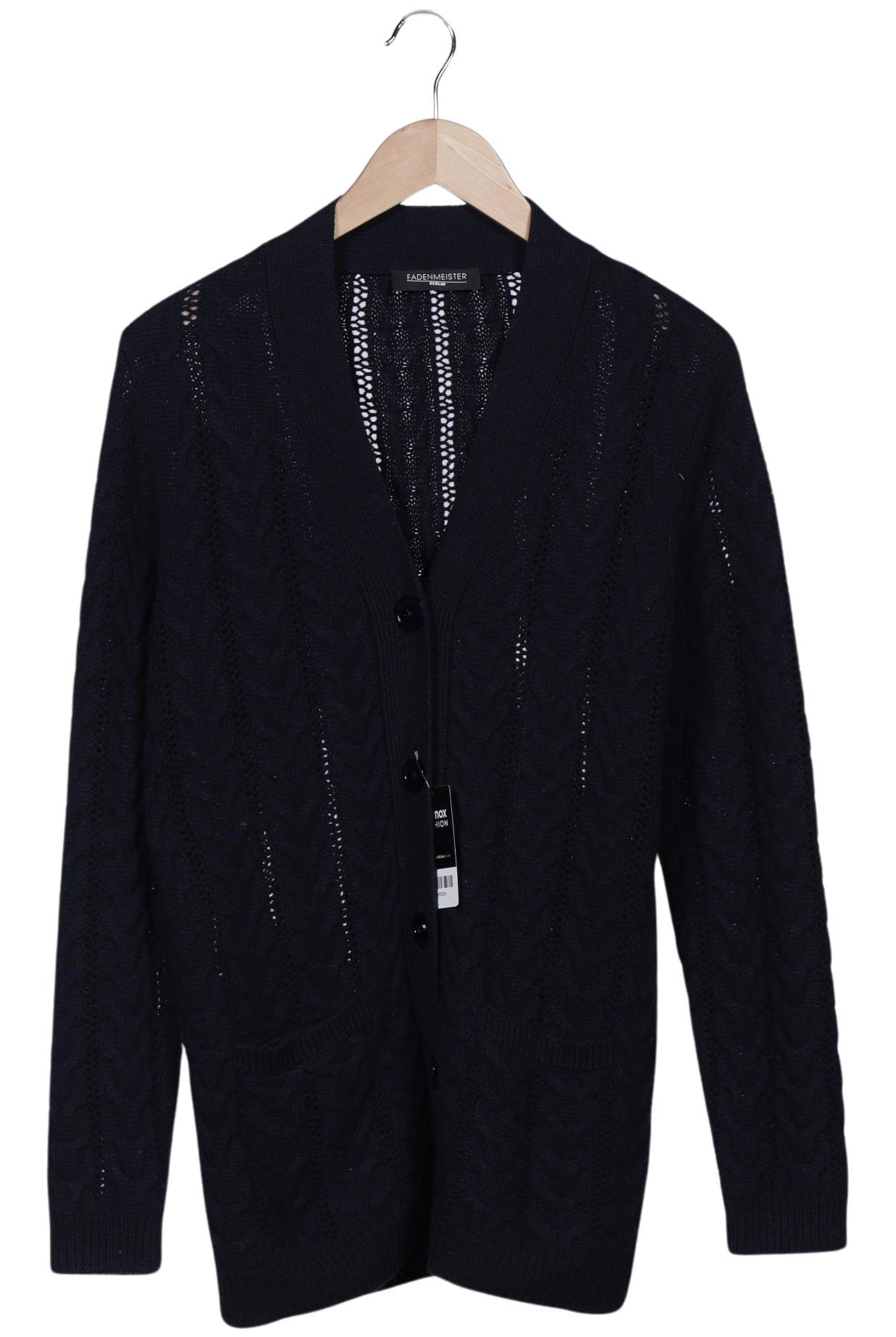 

Fadenmeister Berlin Damen Strickjacke, marineblau, Gr. 38