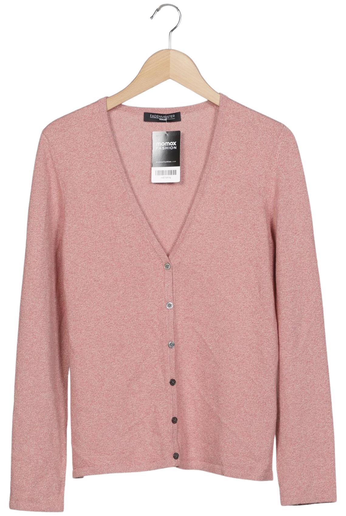 

Fadenmeister Berlin Damen Strickjacke, pink, Gr. 40