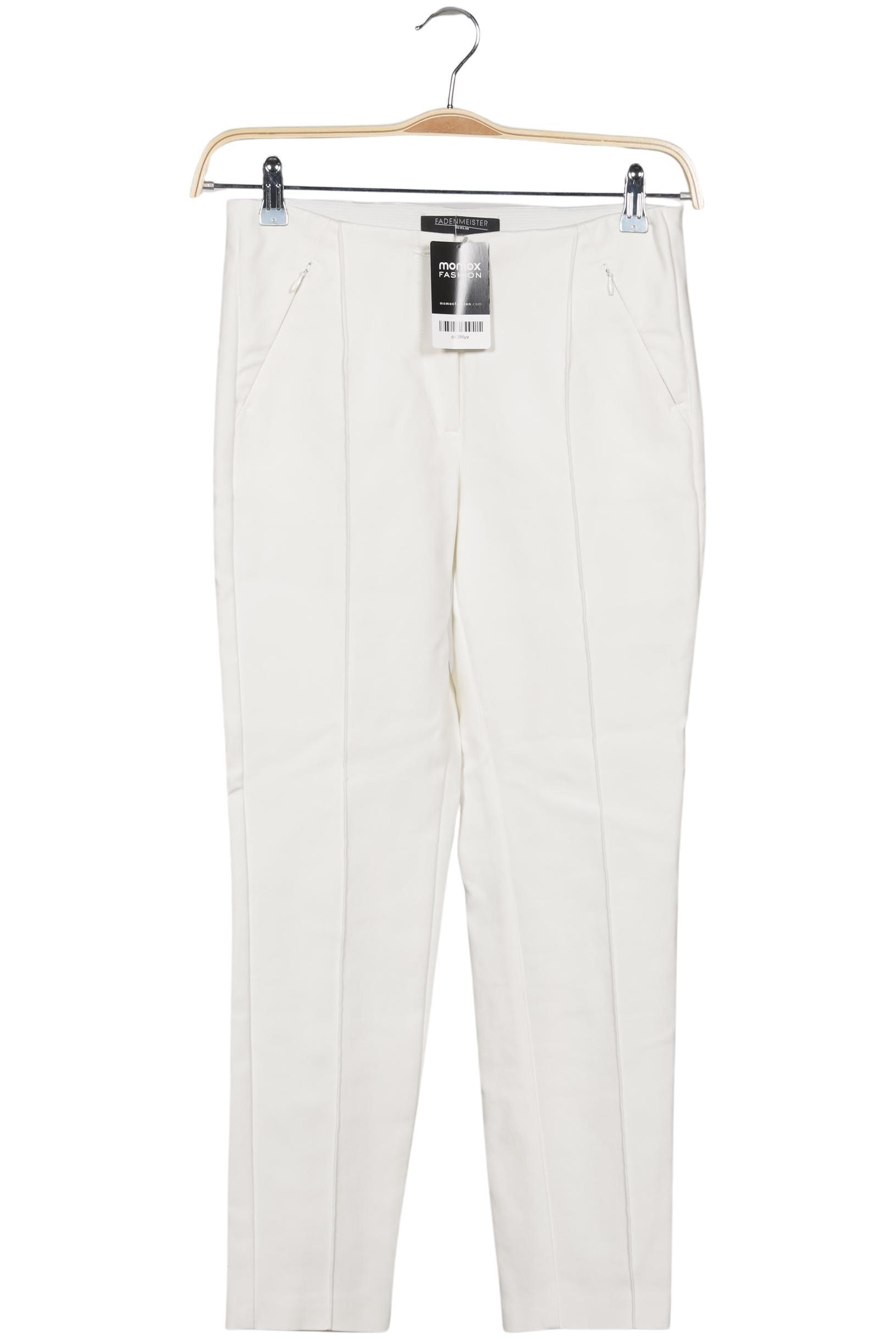 

Fadenmeister Berlin Damen Stoffhose, cremeweiß, Gr. 38