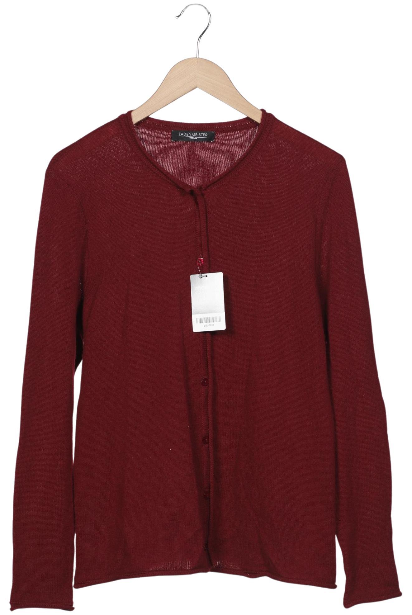 

Fadenmeister Berlin Damen Strickjacke, bordeaux, Gr. 44