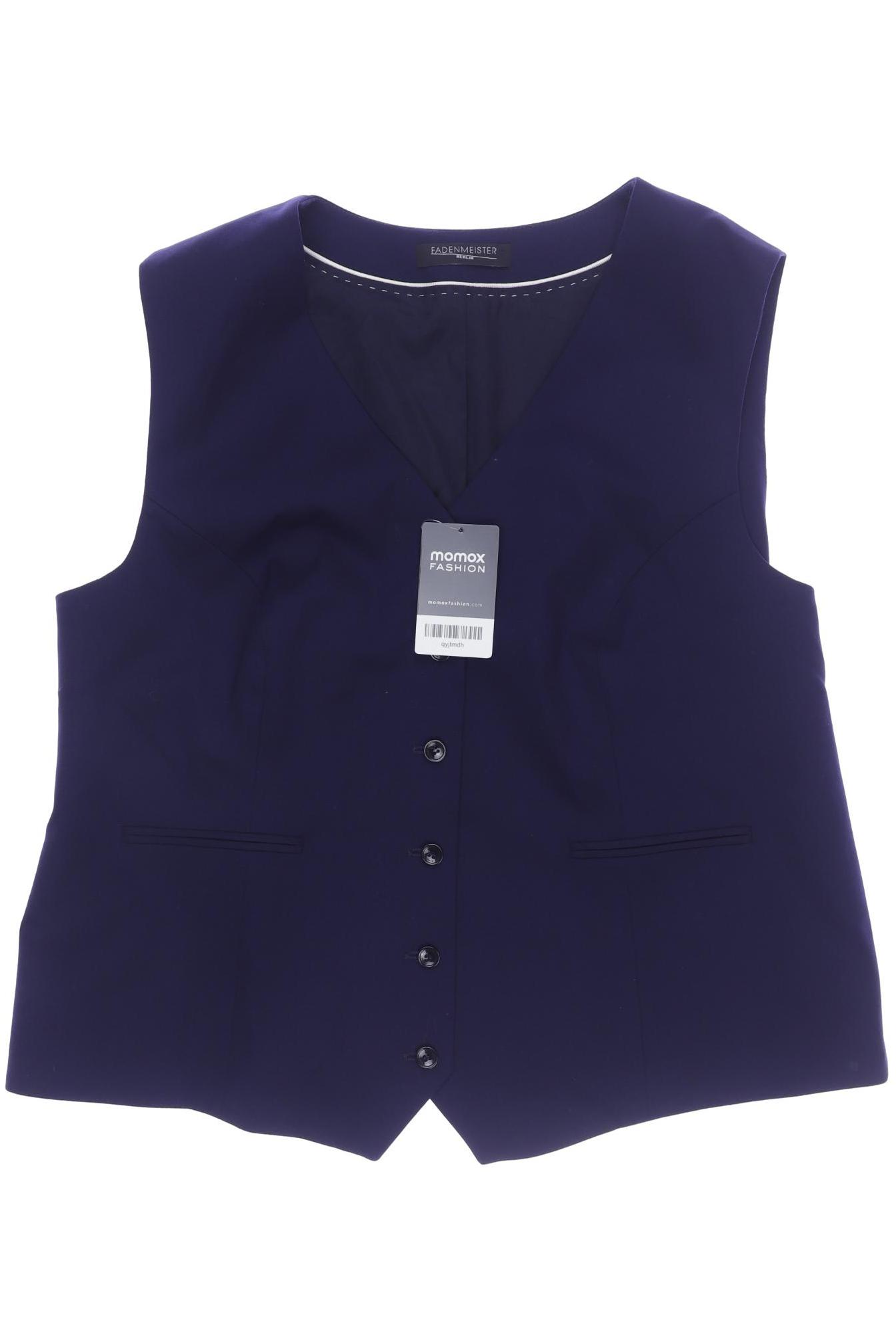 

Fadenmeister Berlin Damen Weste, marineblau, Gr. 46