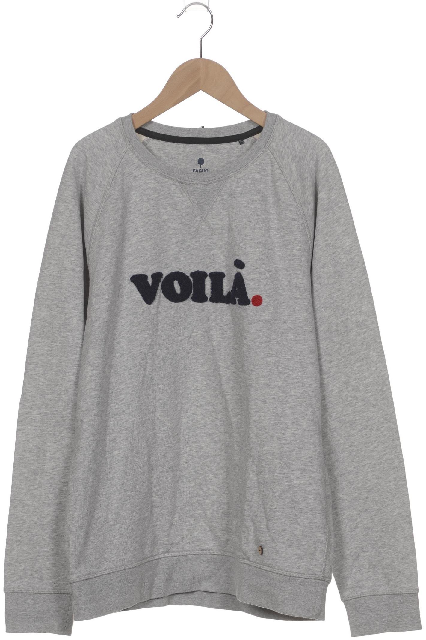 

faguo Herren Sweatshirt, grau, Gr. 52