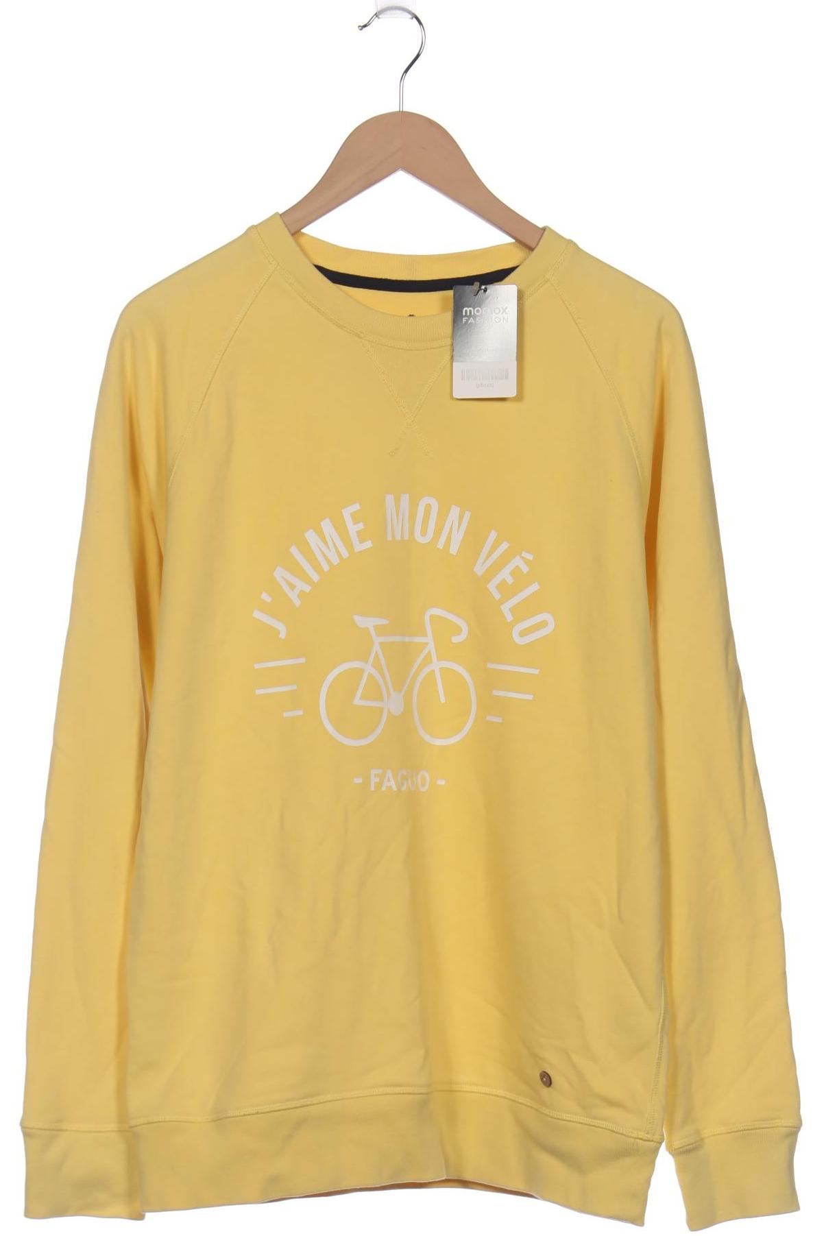 

faguo Herren Sweatshirt, gelb, Gr. 52