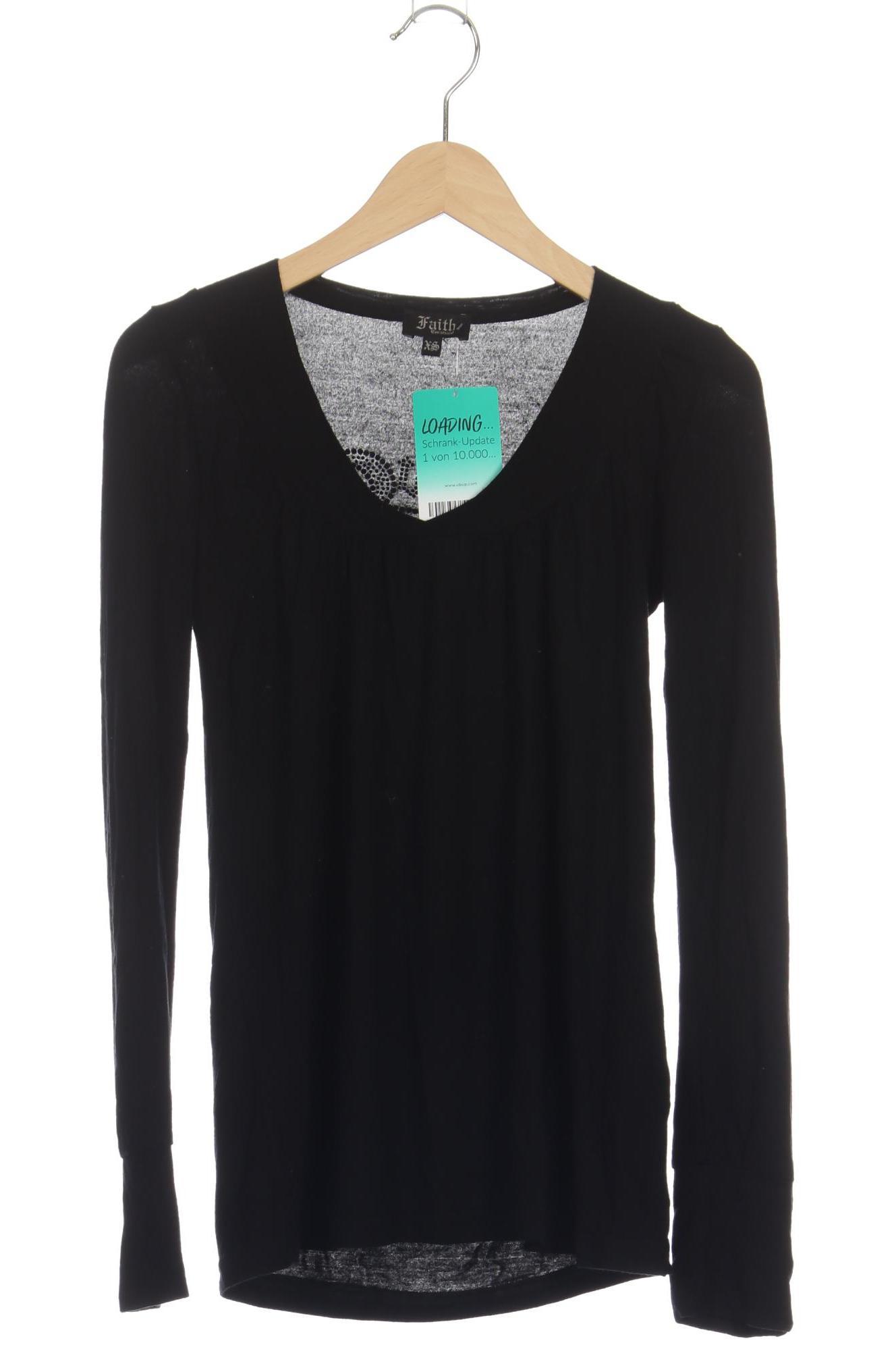 

Faith Connexion Damen Langarmshirt, schwarz, Gr.