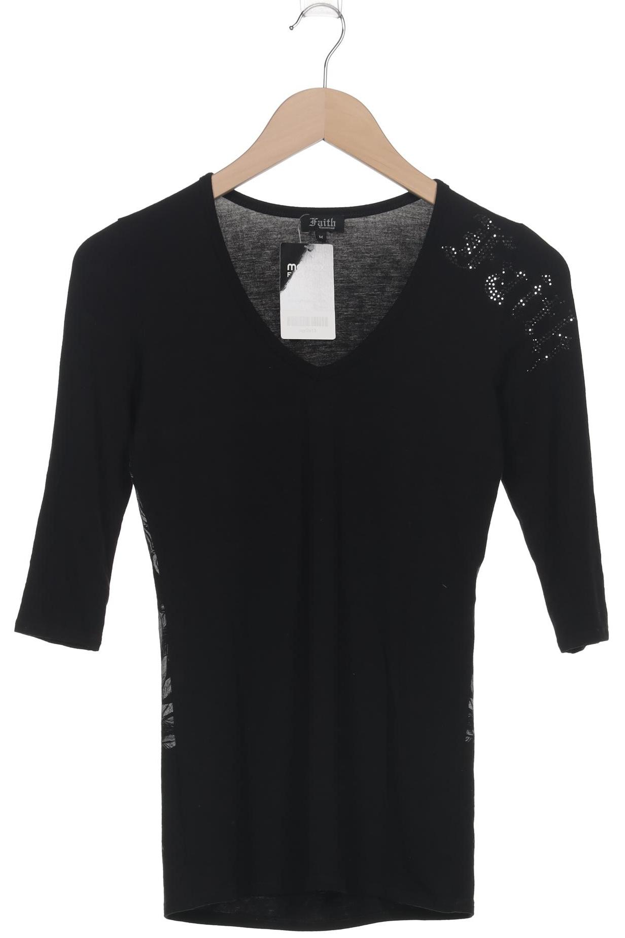 

Faith Connexion Damen Langarmshirt, schwarz, Gr. 38