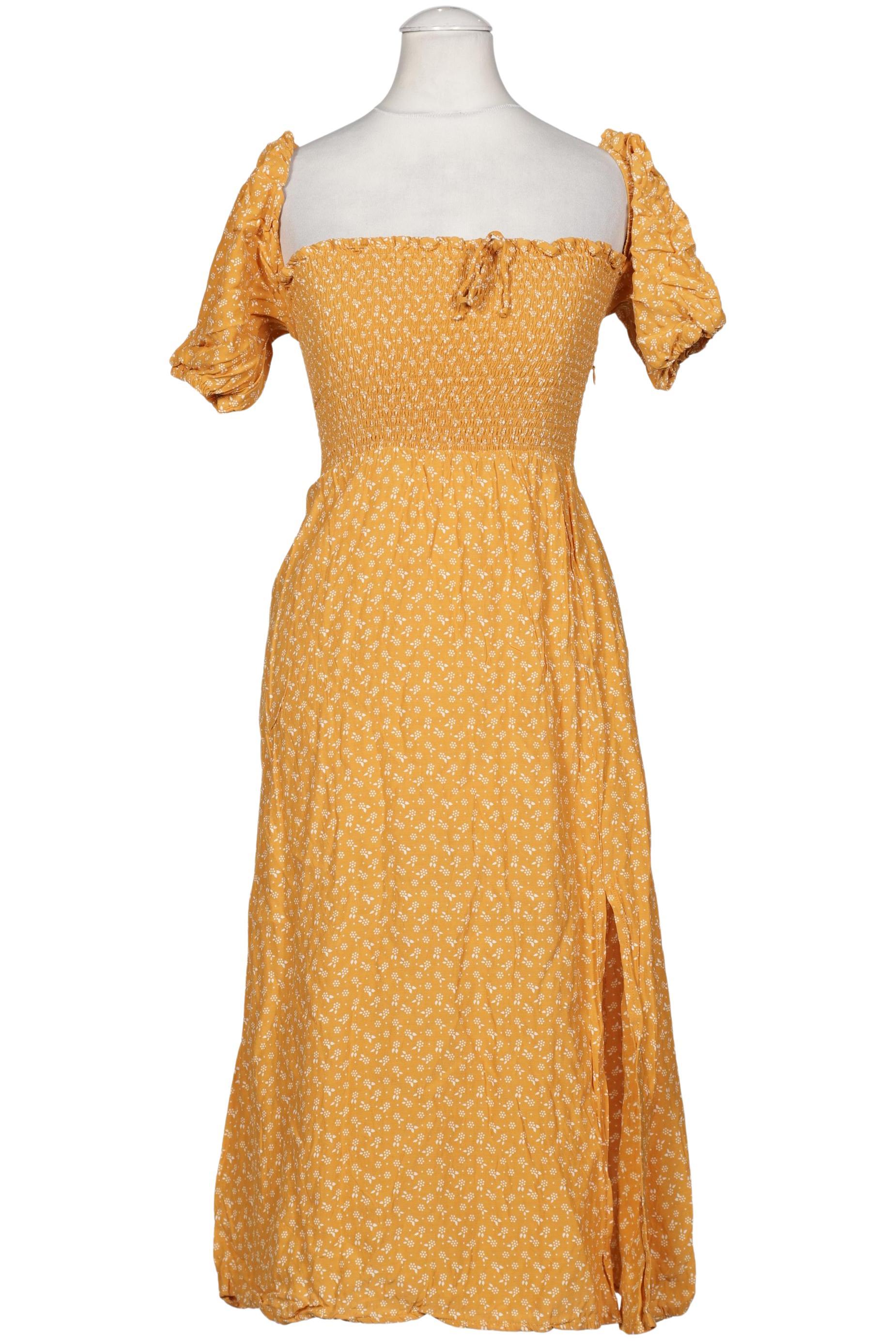 

Faithfull the brand Damen Kleid, gelb, Gr. 34