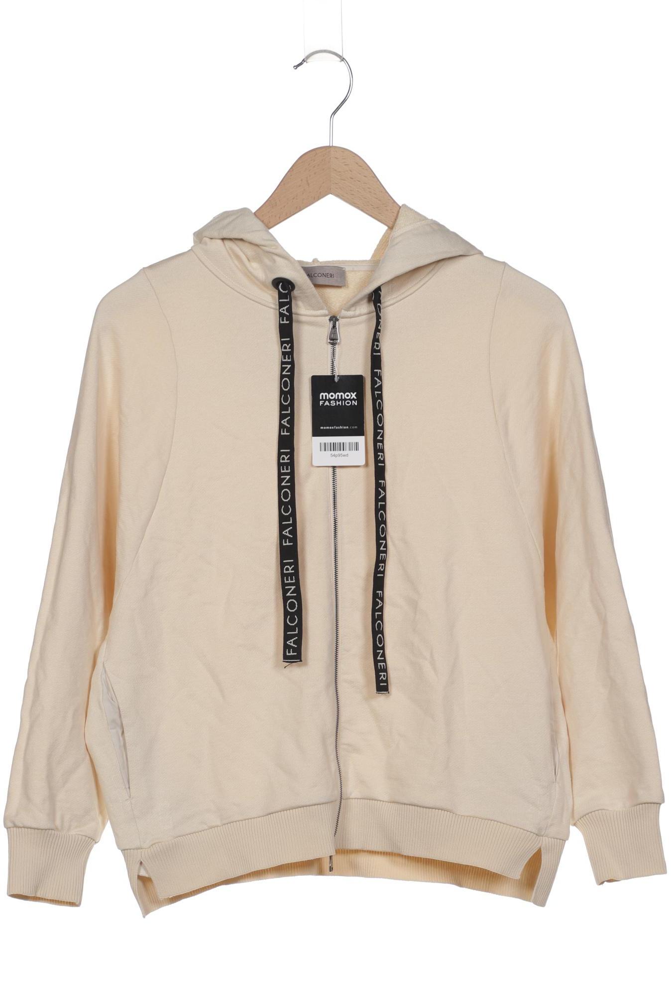 

Falconeri Damen Kapuzenpullover, cremeweiß, Gr. 38
