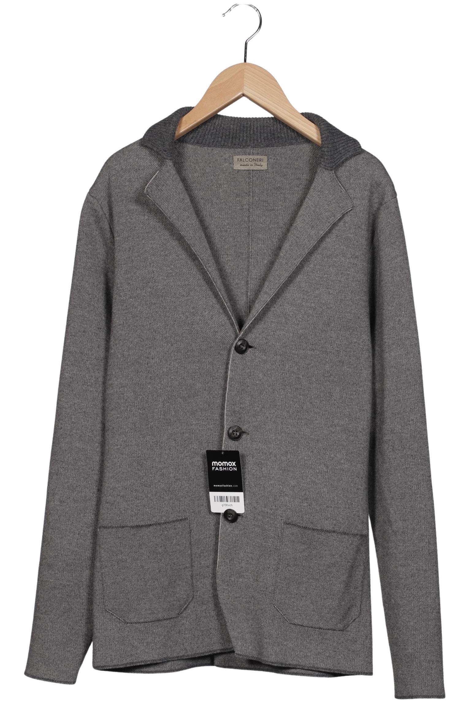 

Falconeri Herren Strickjacke, grau, Gr. 48