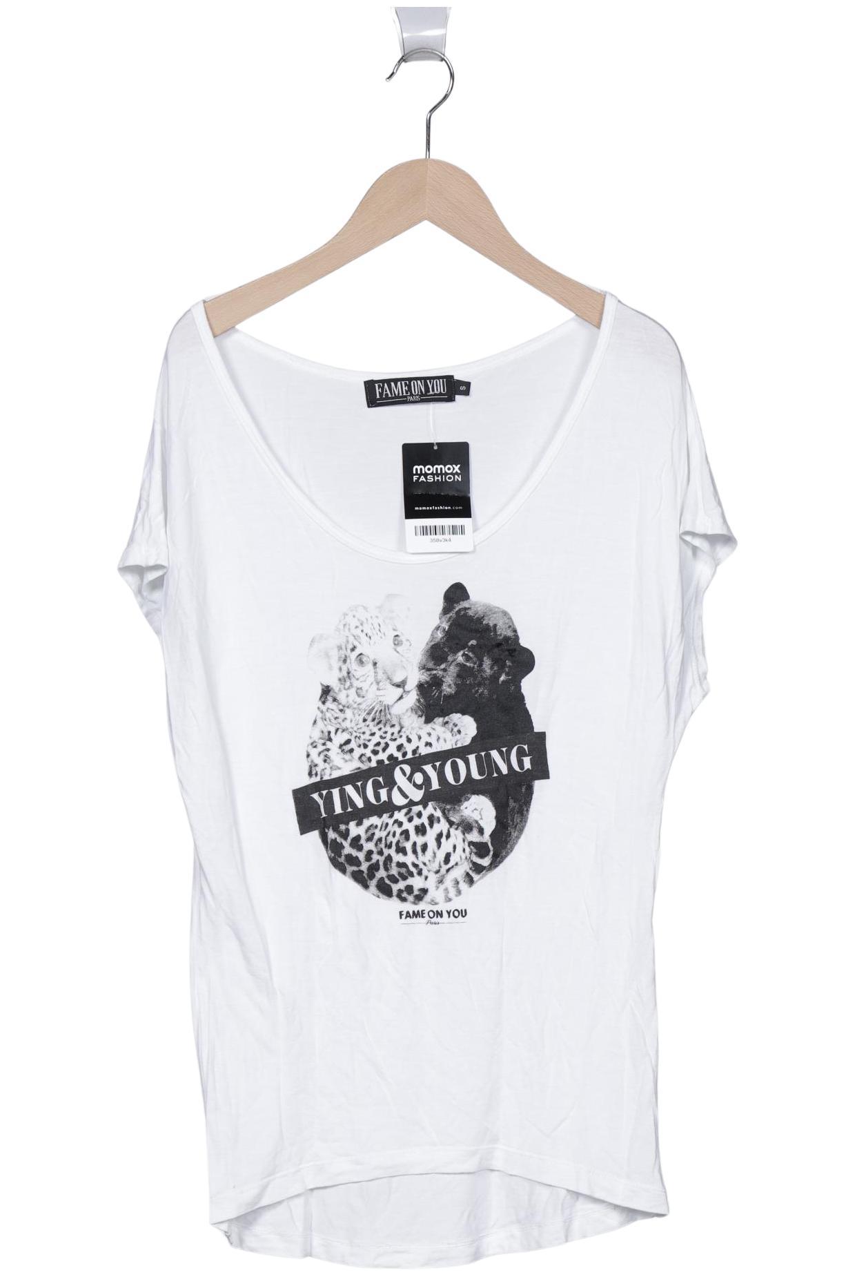 

Fame ffcc Damen T-Shirt, weiß, Gr. 36