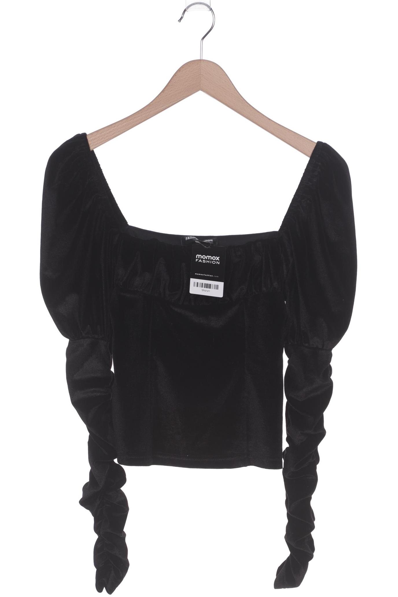 

Fashion Union Damen Langarmshirt, schwarz, Gr. 2