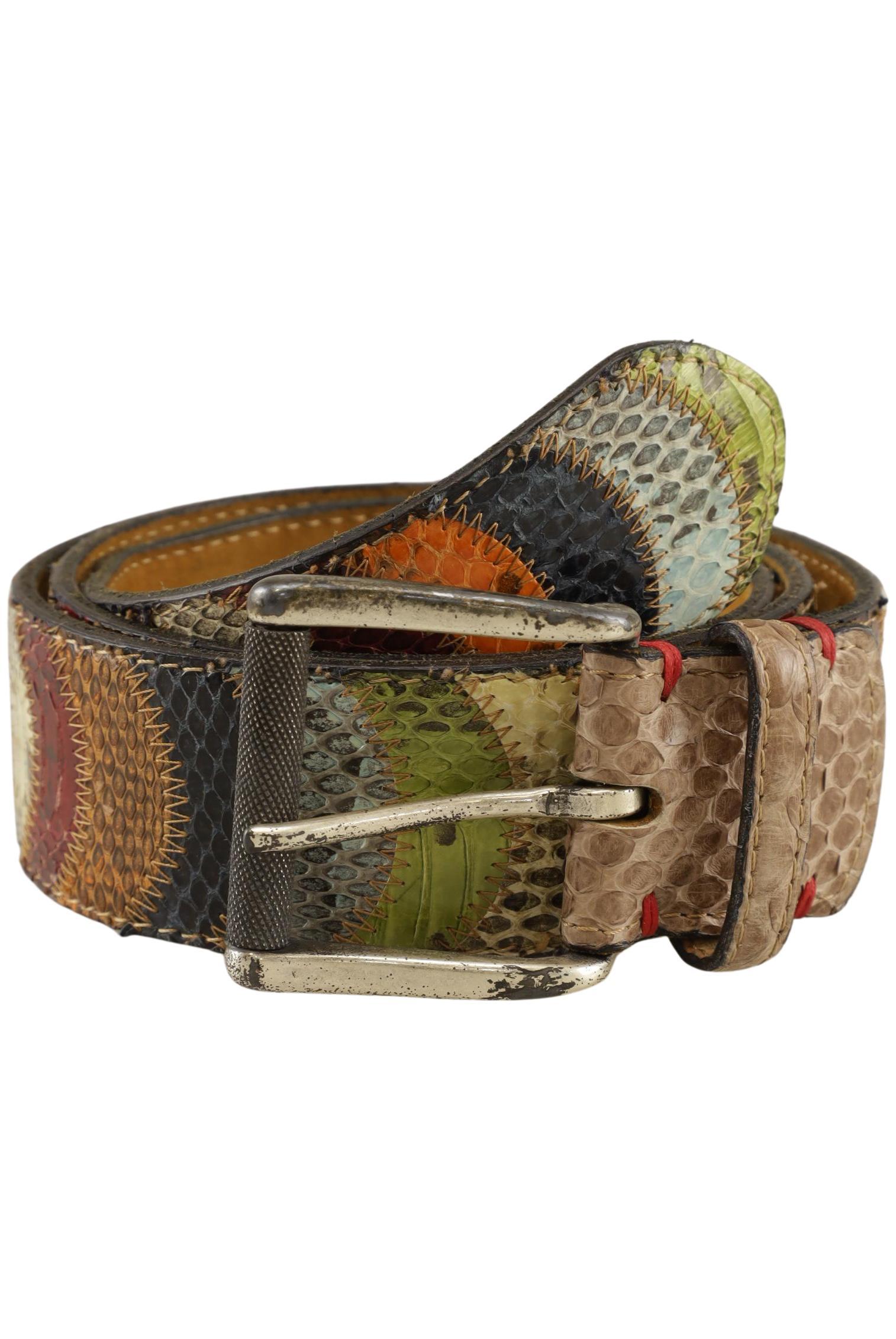 

Fausto Colato Damen Gürtel, mehrfarbig, Gr. 85