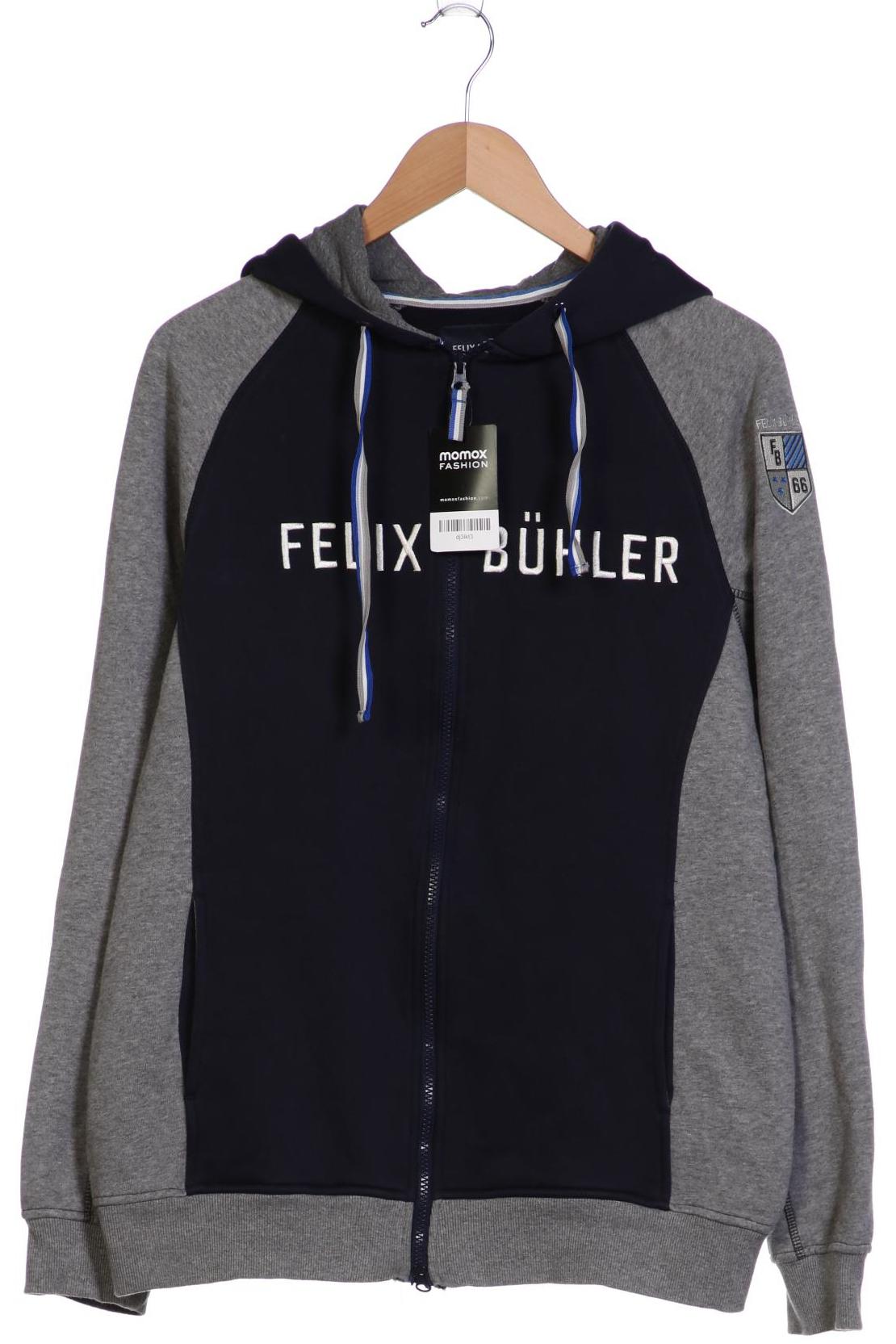 

Felix Bühler Herren Kapuzenpullover, grau