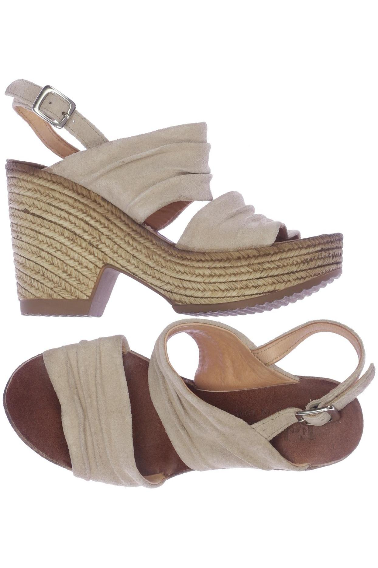 

felmini Damen Sandale, beige, Gr. 36