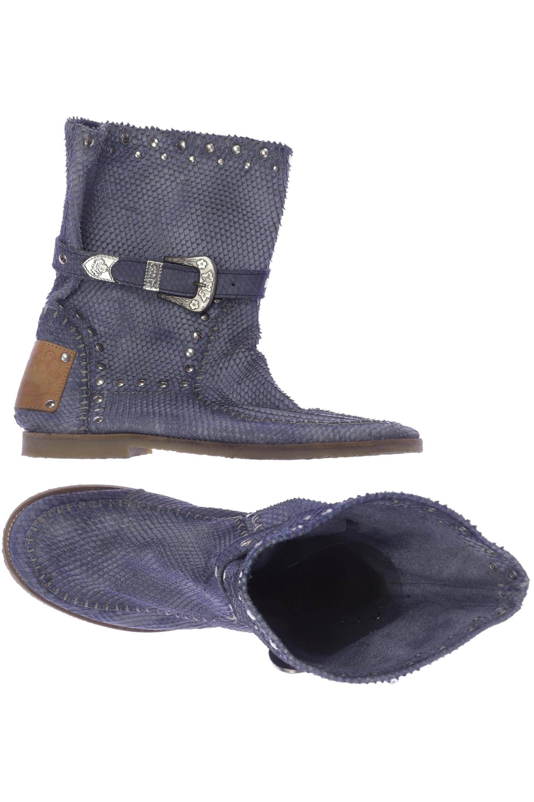 

felmini Damen Stiefelette, blau, Gr. 40