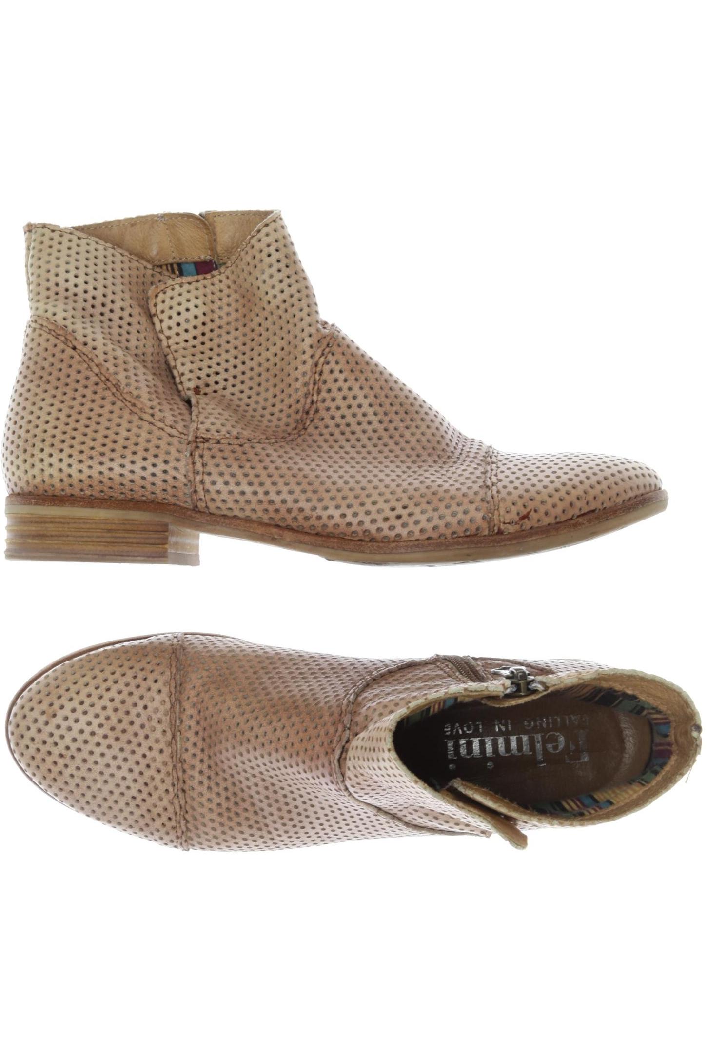 

felmini Damen Stiefelette, beige, Gr. 39