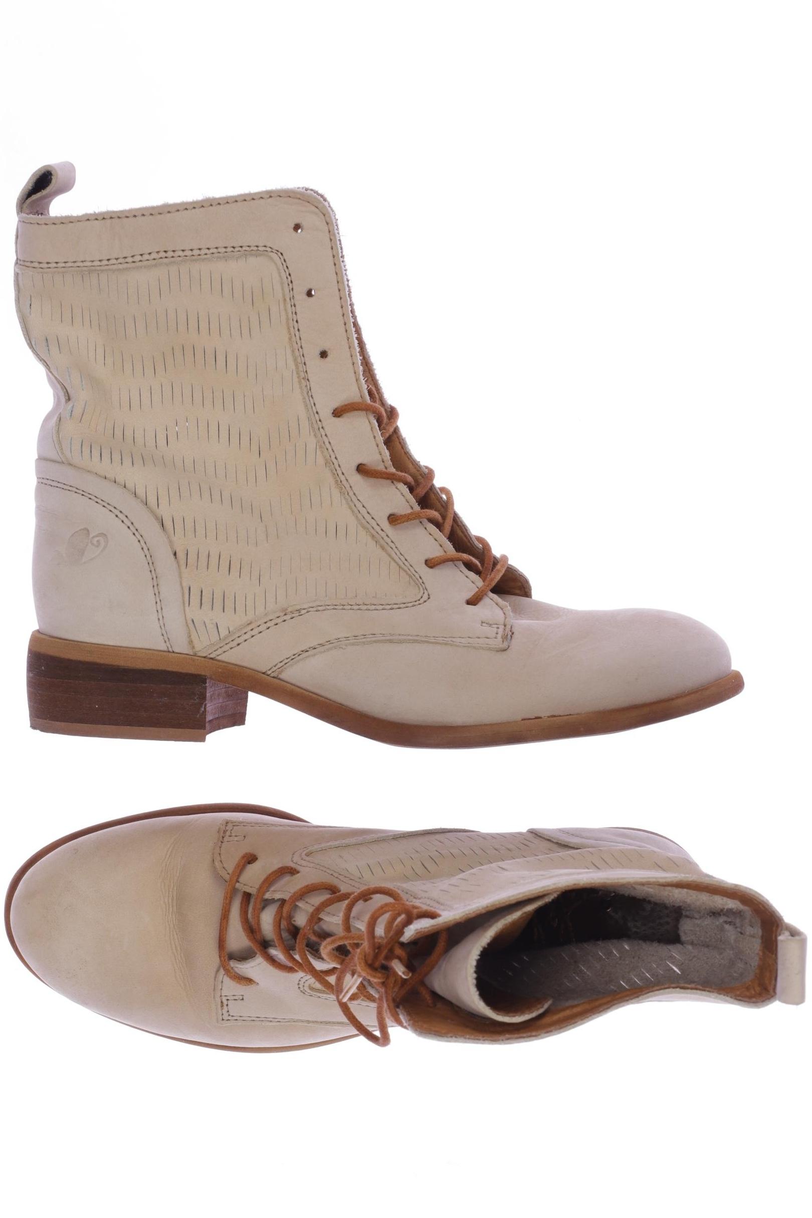 

felmini Damen Stiefelette, cremeweiß, Gr. 39
