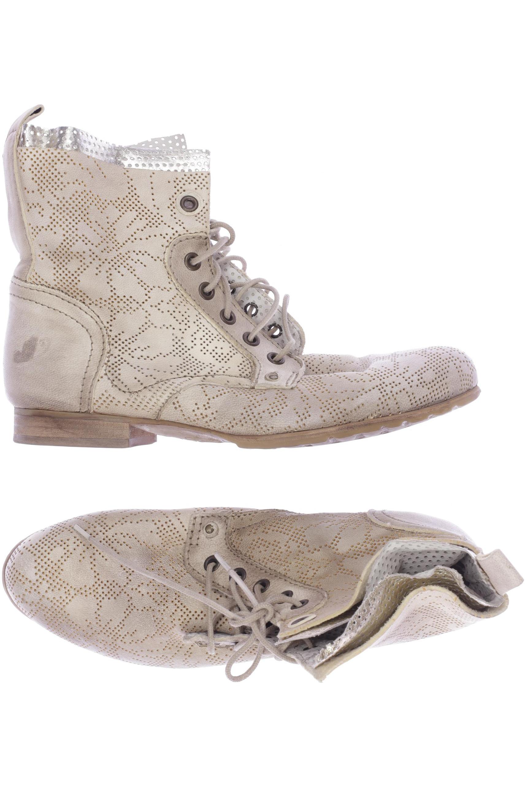 

felmini Damen Stiefelette, beige, Gr. 38