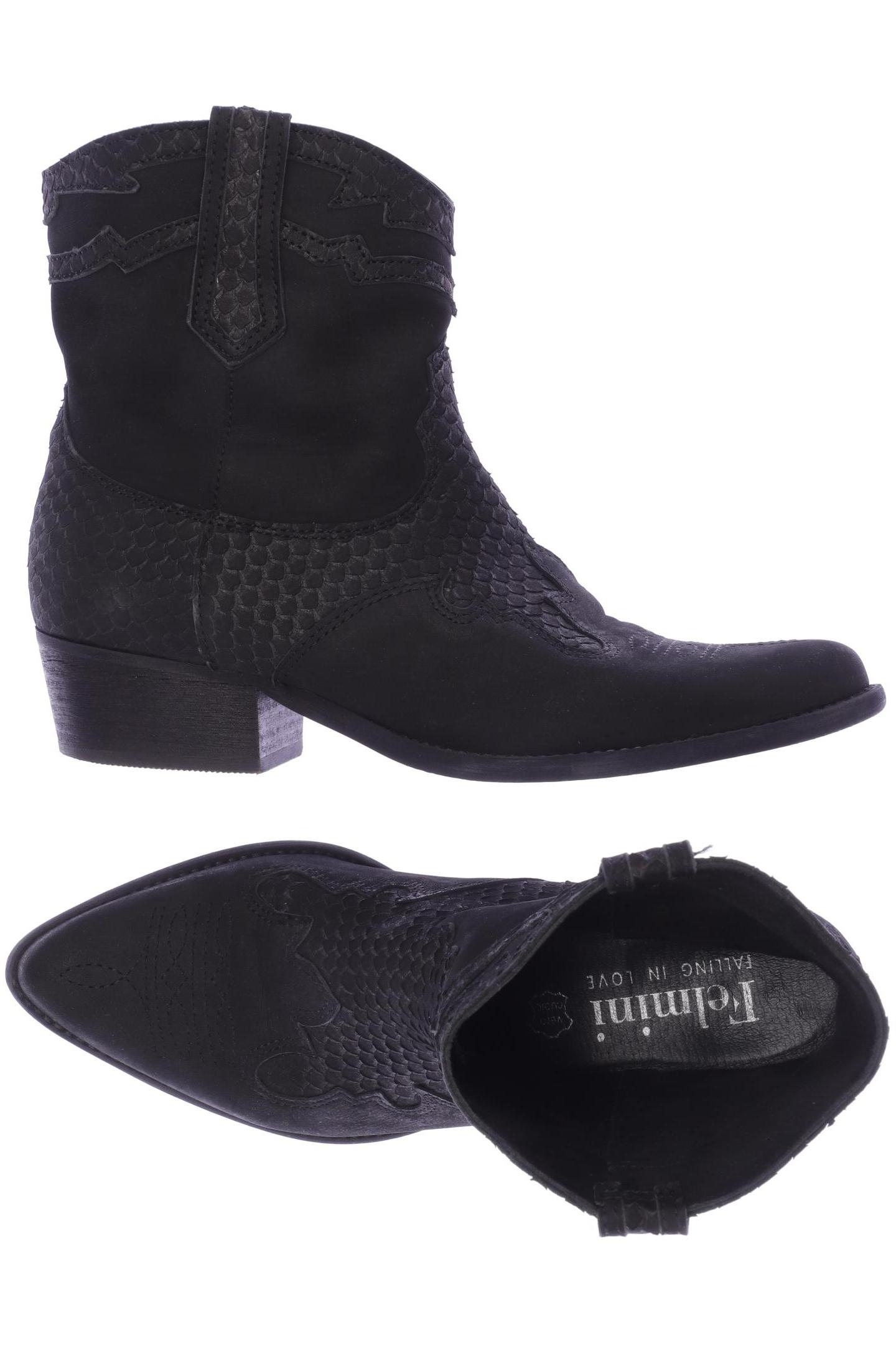

felmini Damen Stiefelette, schwarz, Gr. 37