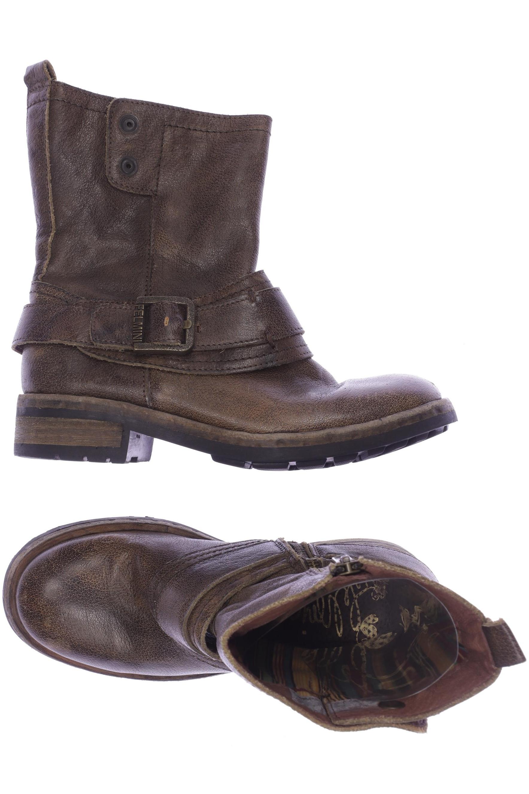 

felmini Damen Stiefelette, braun, Gr. 37