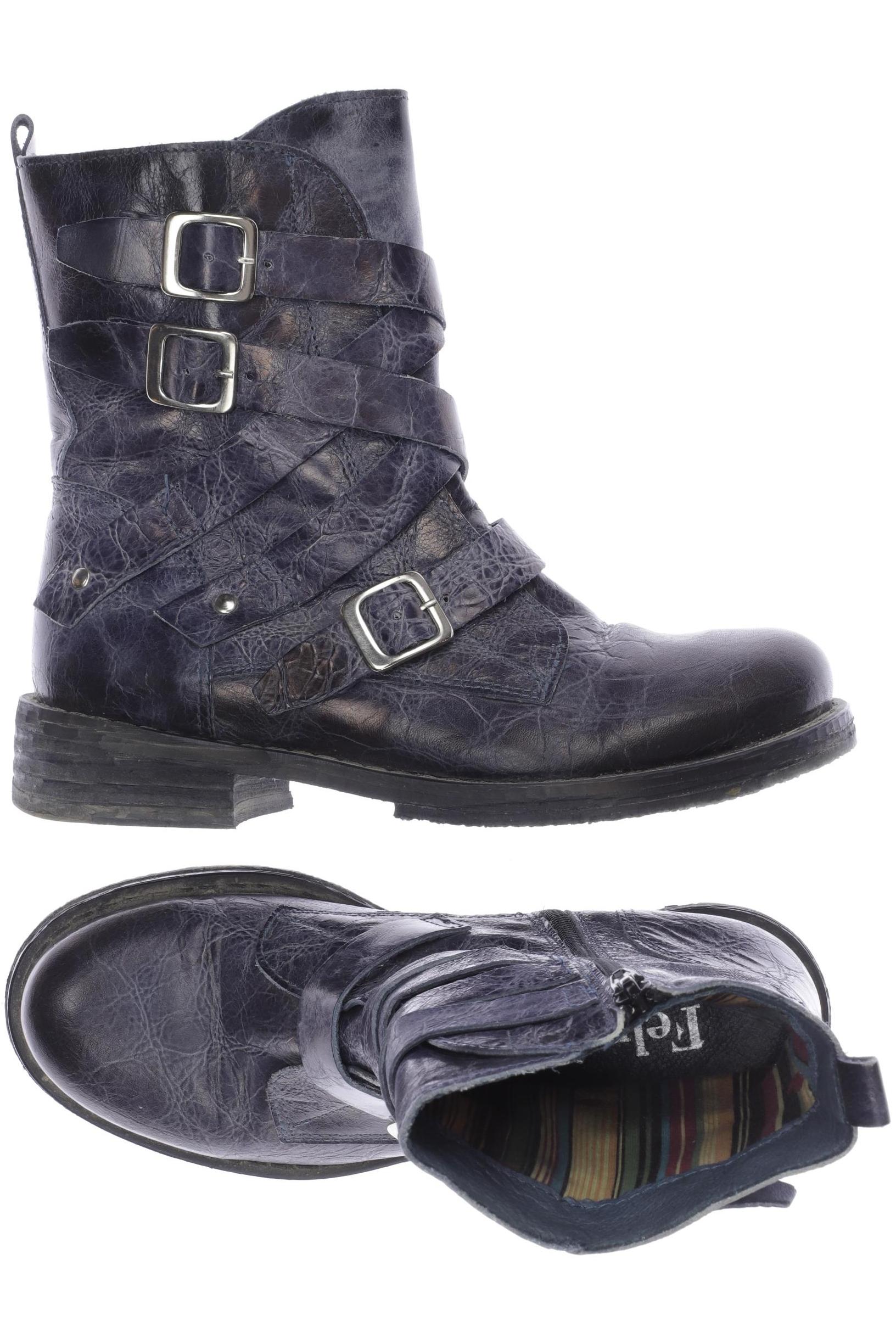 

felmini Damen Stiefelette, marineblau, Gr. 38