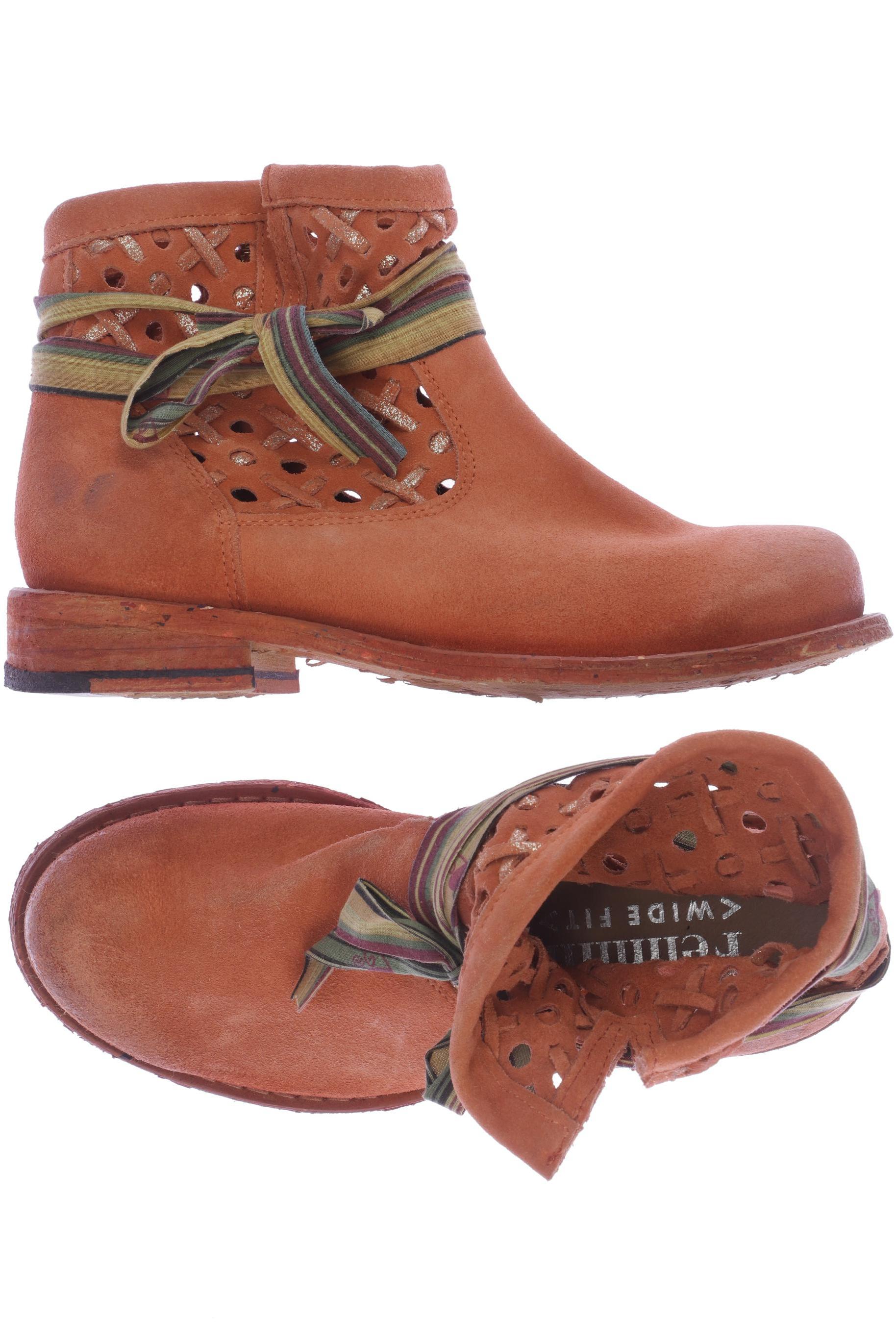 

felmini Damen Stiefelette, orange, Gr. 37