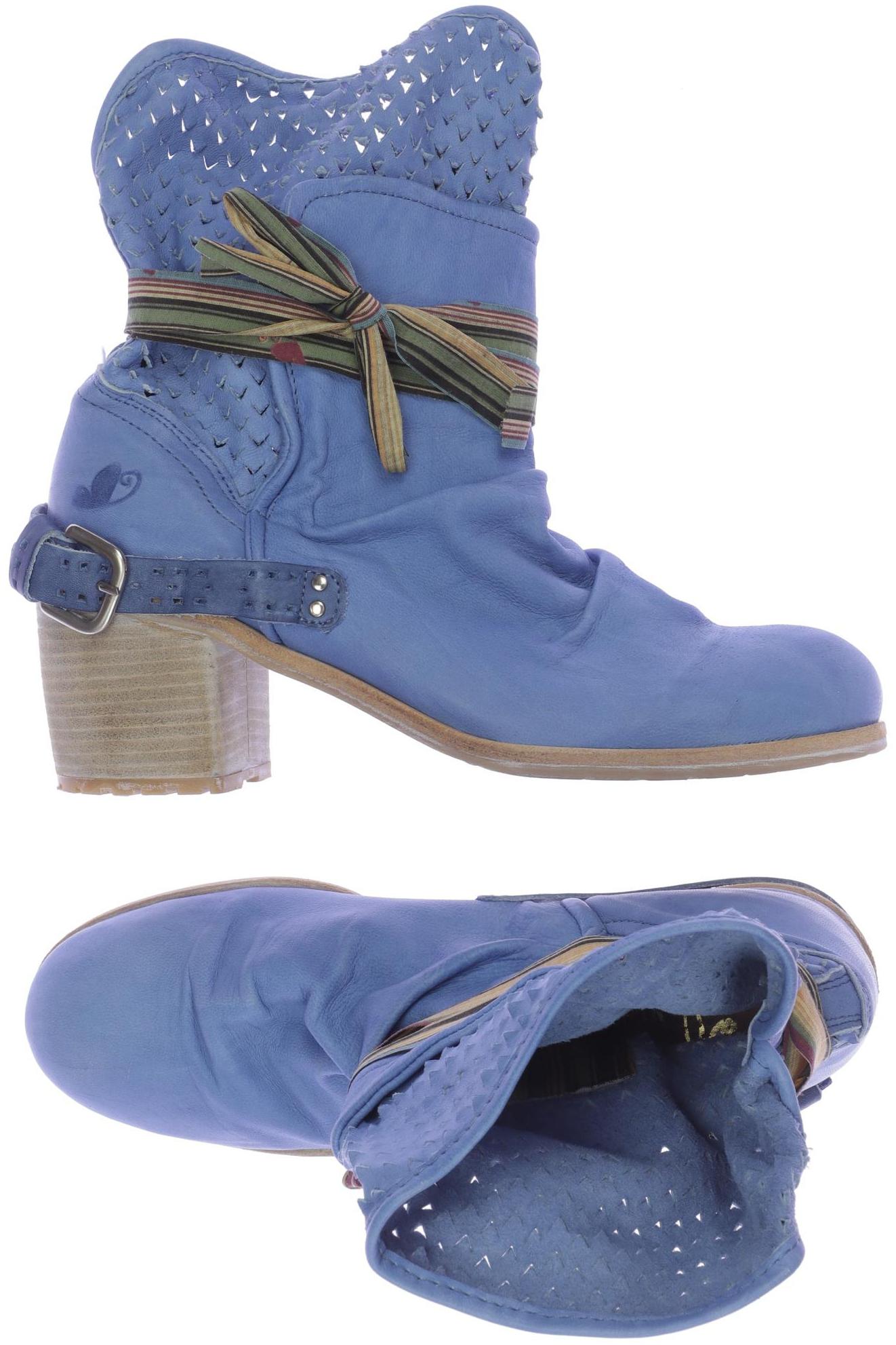 

felmini Damen Stiefelette, blau, Gr. 40