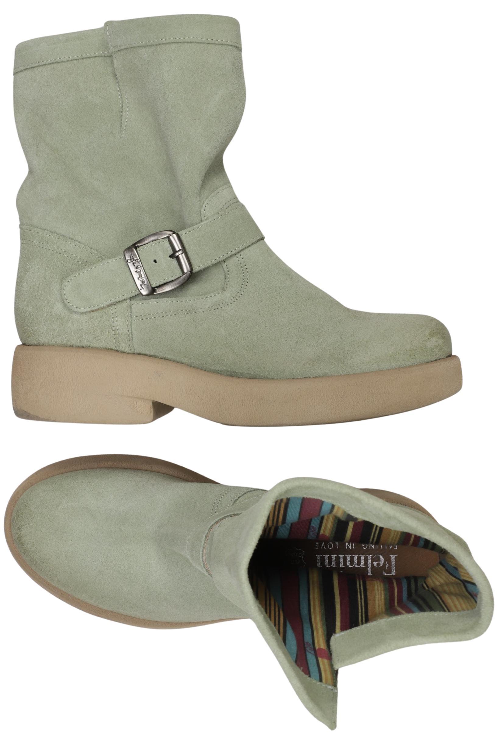 

felmini Damen Stiefelette, hellgrün, Gr. 40