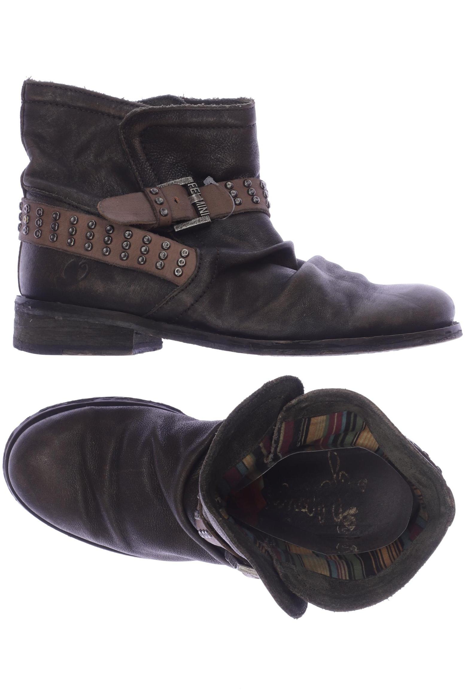 

felmini Damen Stiefelette, braun, Gr. 40
