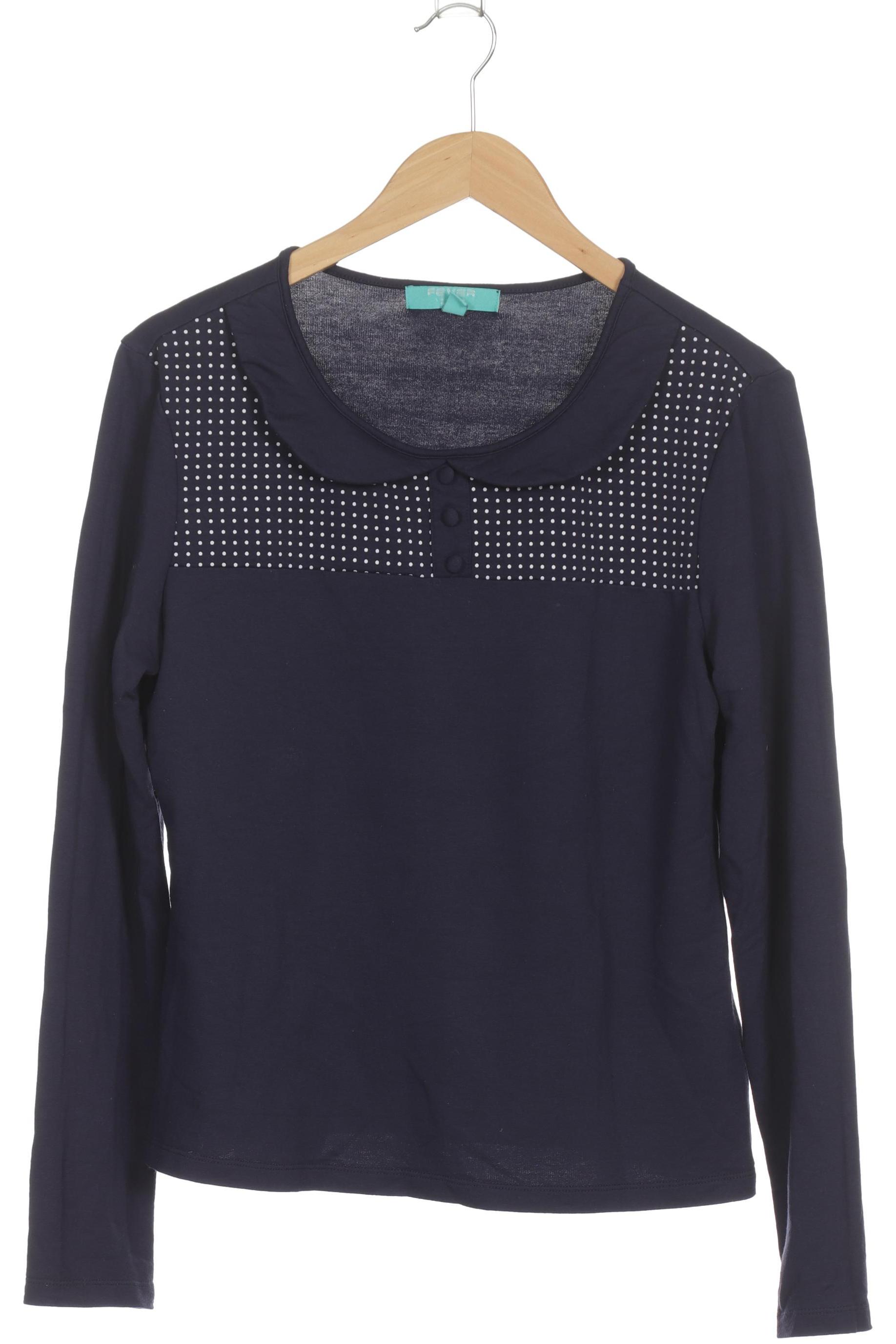 

Fever London Damen Langarmshirt, blau, Gr. 40