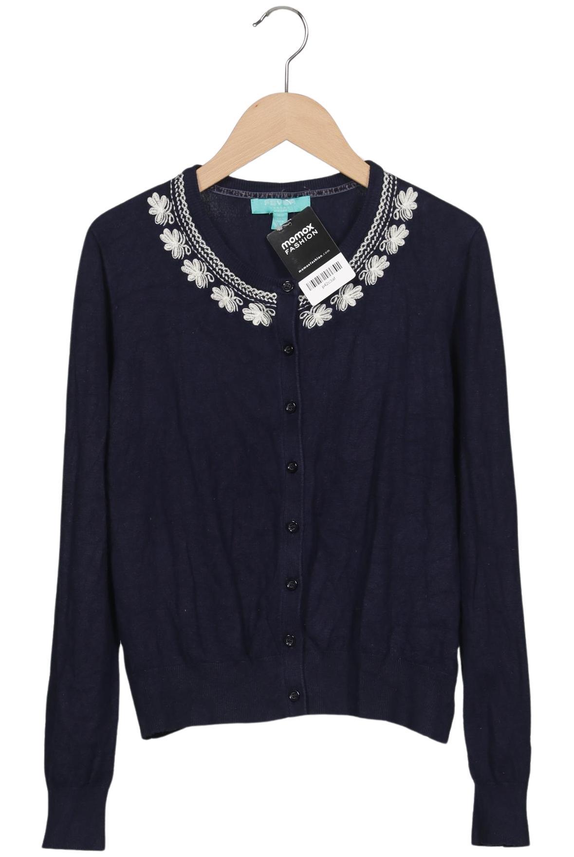 

Fever London Damen Strickjacke, marineblau, Gr. 40