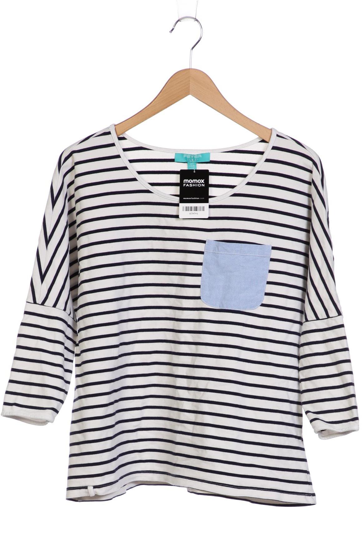 

Fever London Damen Langarmshirt, weiß, Gr. 42