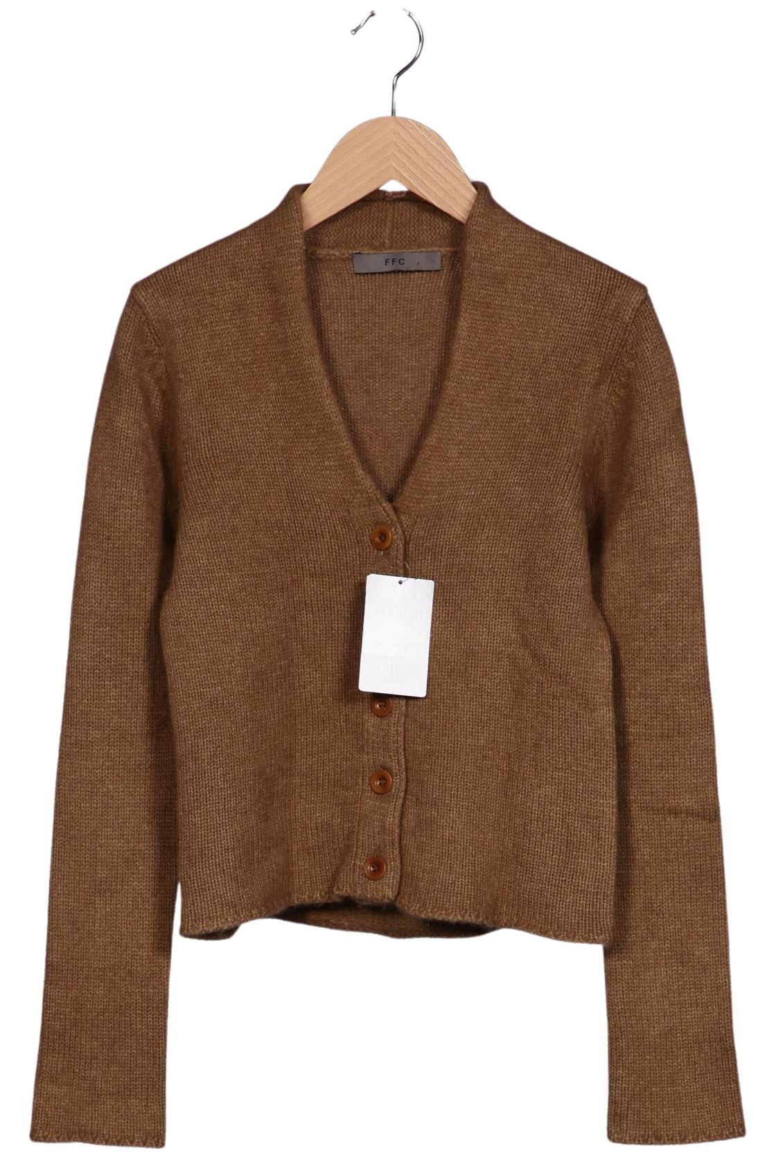 

FFC Damen Strickjacke, braun, Gr. 36