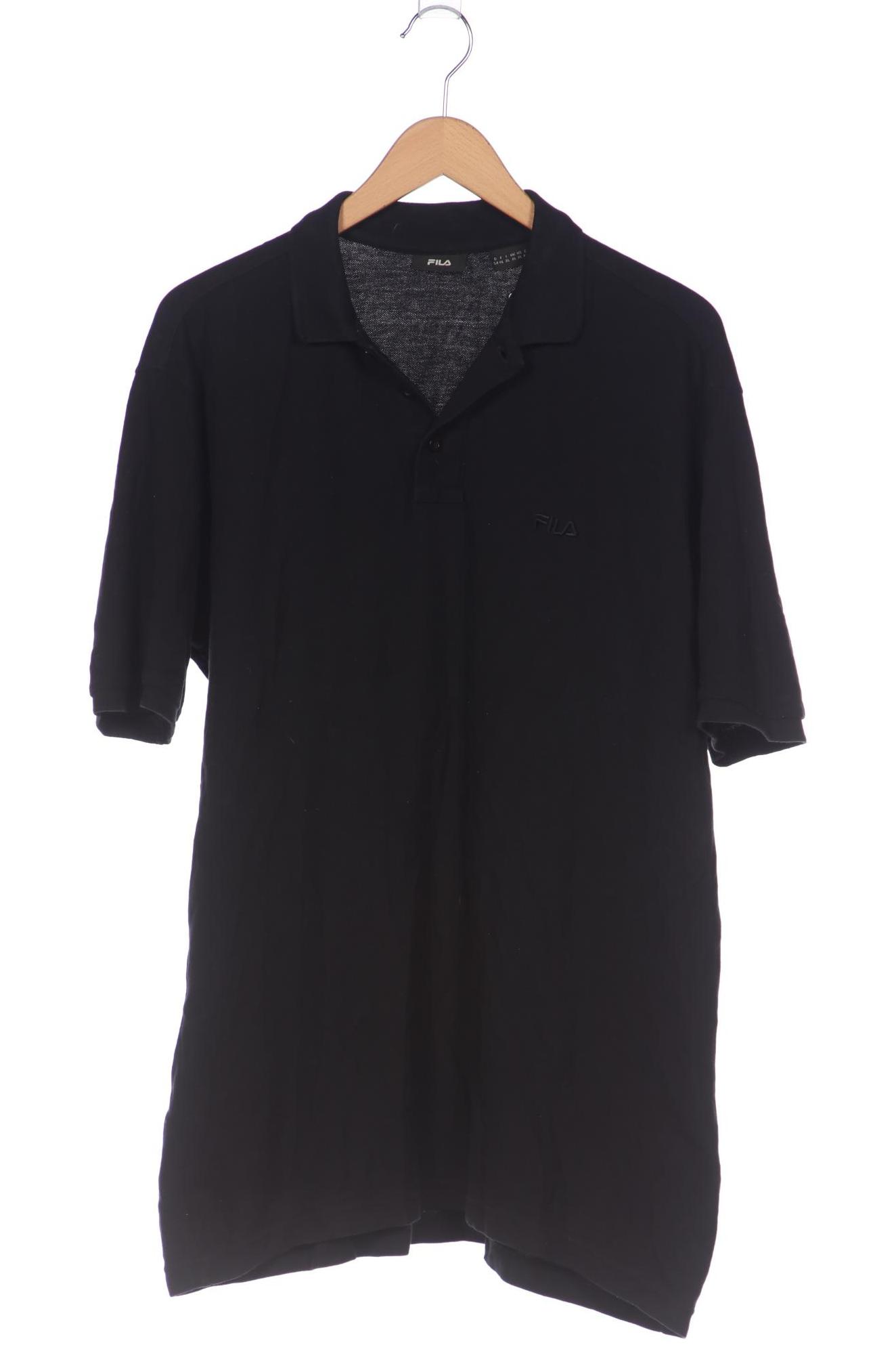

Fila Herren Poloshirt, schwarz, Gr. 54